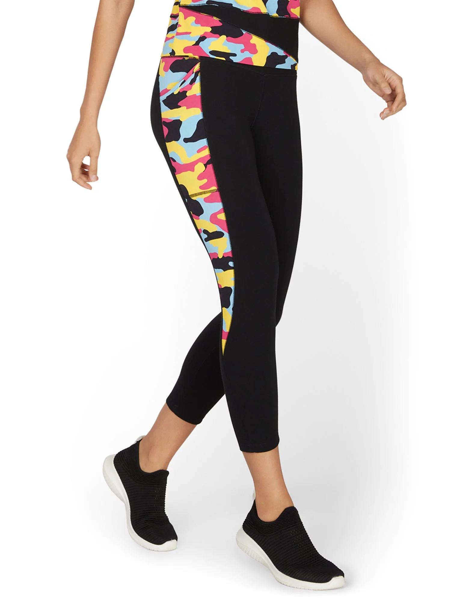 High-Waisted Camo-Print Pocket Legging - Image 2