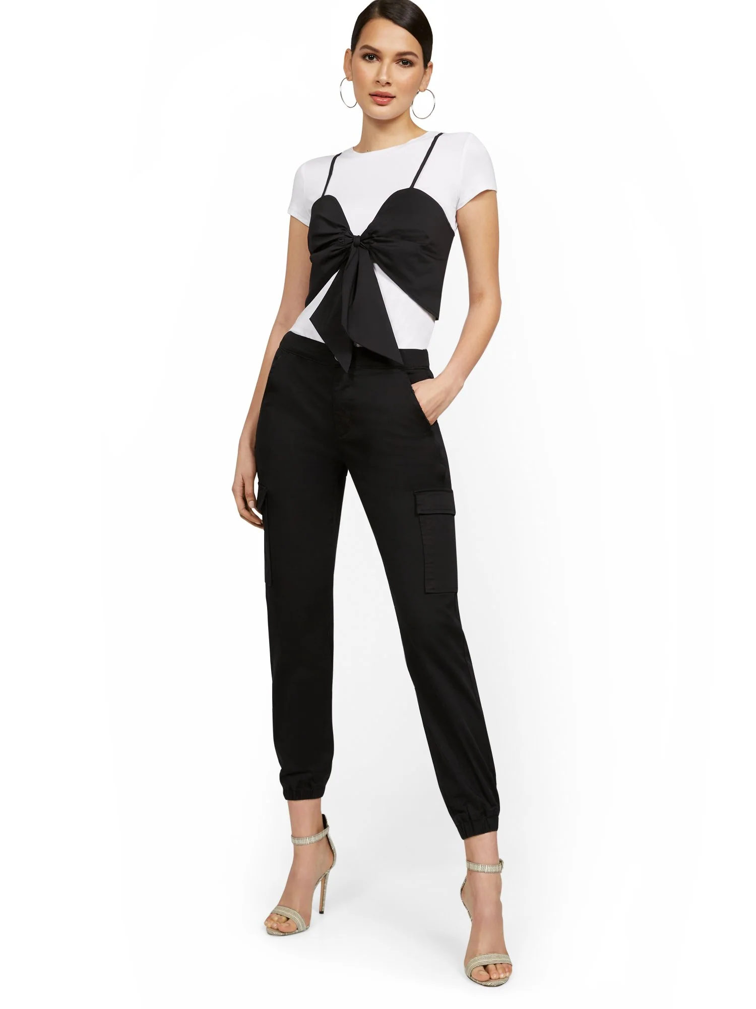 High-Waisted Cargo Jogger Pant - Image 4
