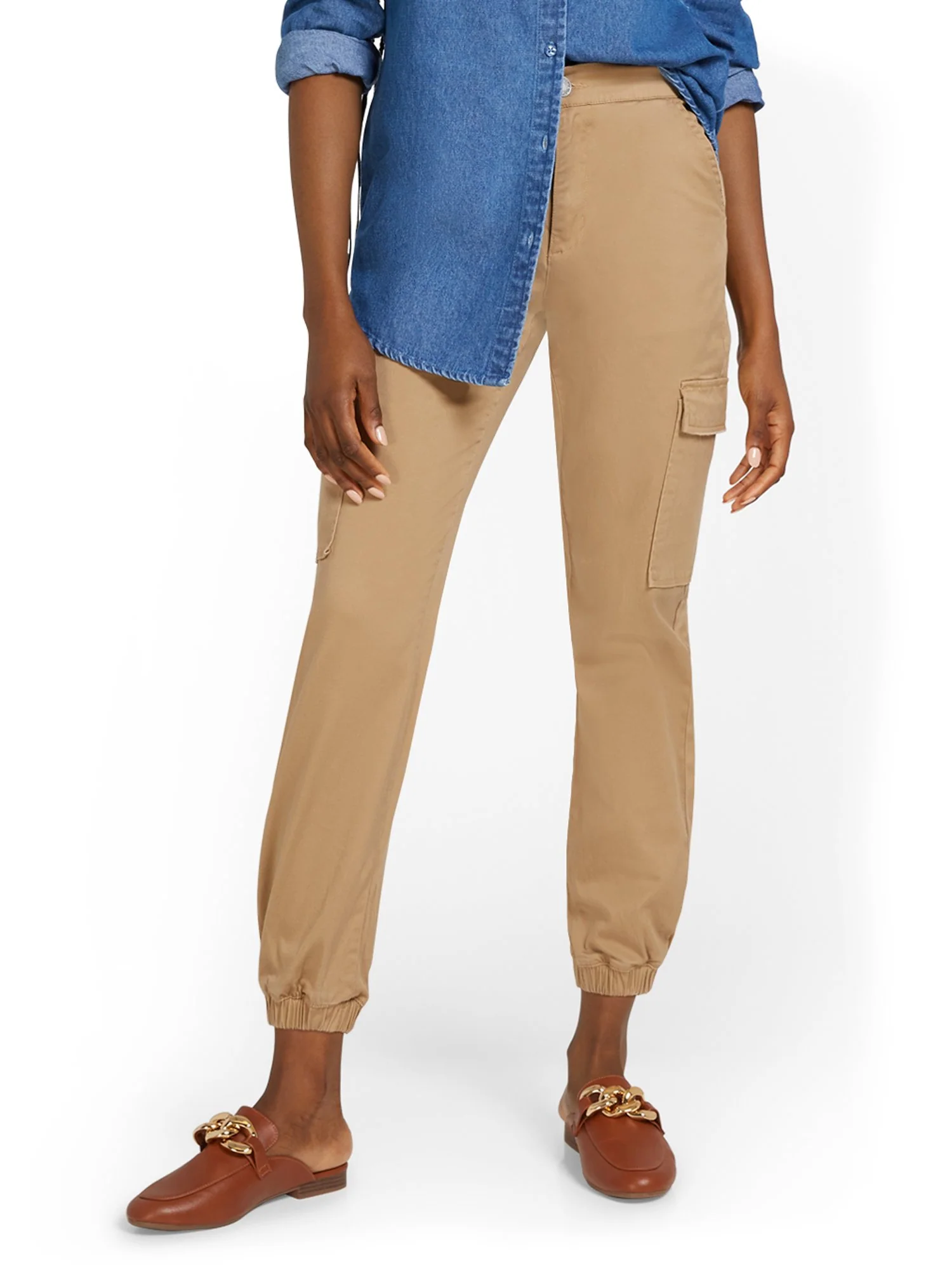 High-Waisted Cargo Jogger Pant - Image 7