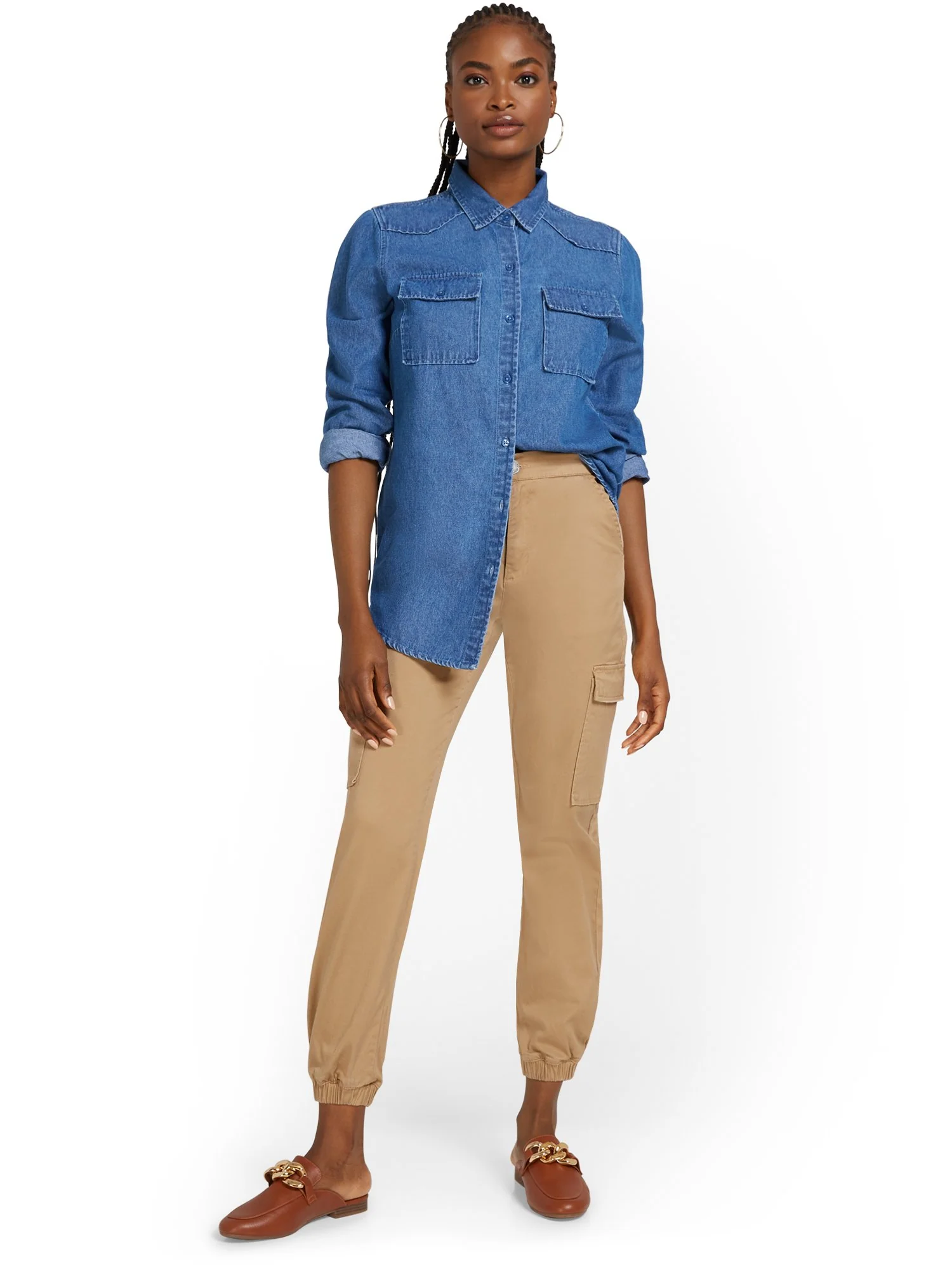 High-Waisted Cargo Jogger Pant - Image 8