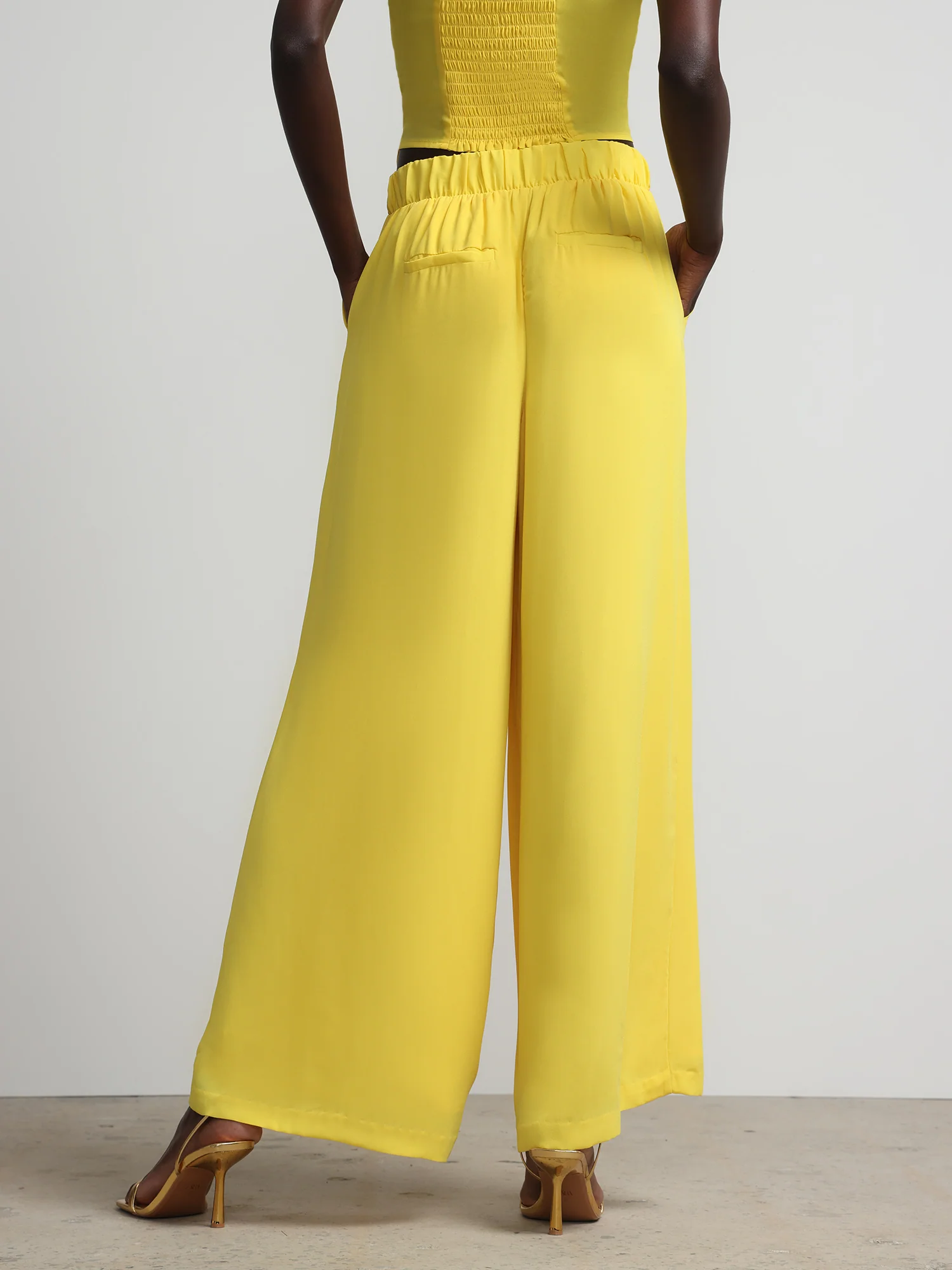 High-Waisted Flowy Palazzo Pant - Image 3
