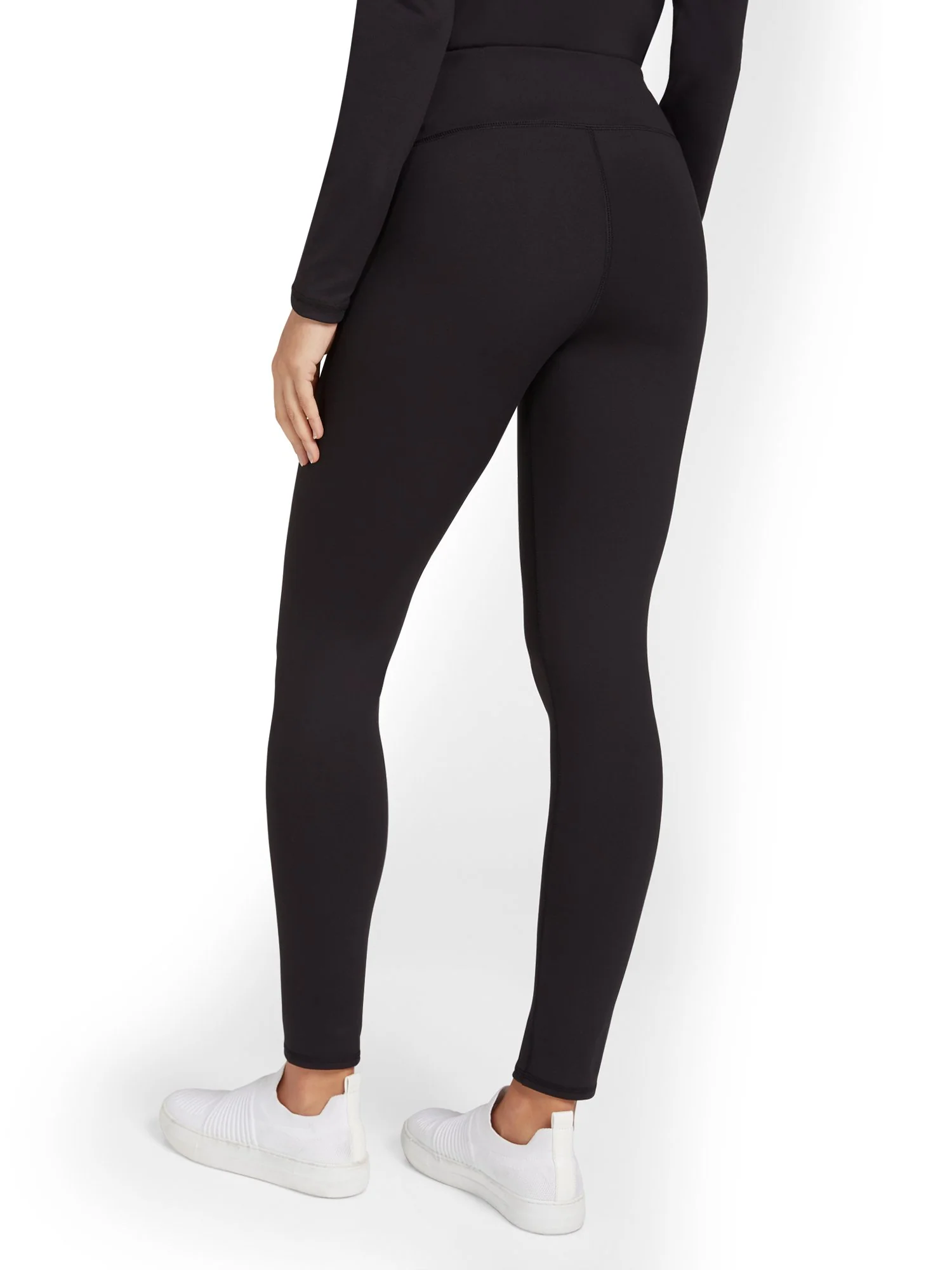 High-Waisted Lace-Up Pocket Legging - City Contour - Image 3