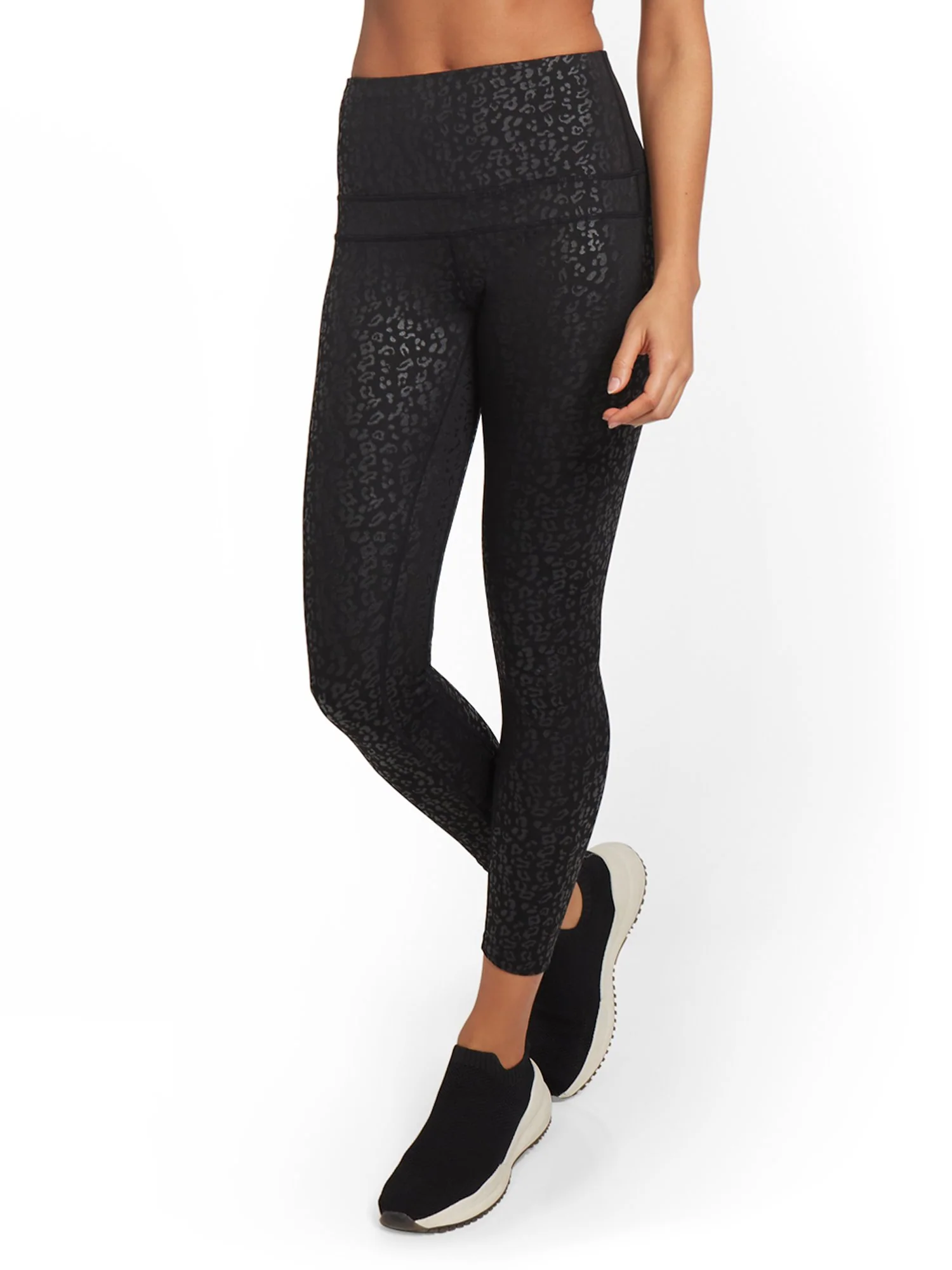High-Waisted Leopard-Print Legging