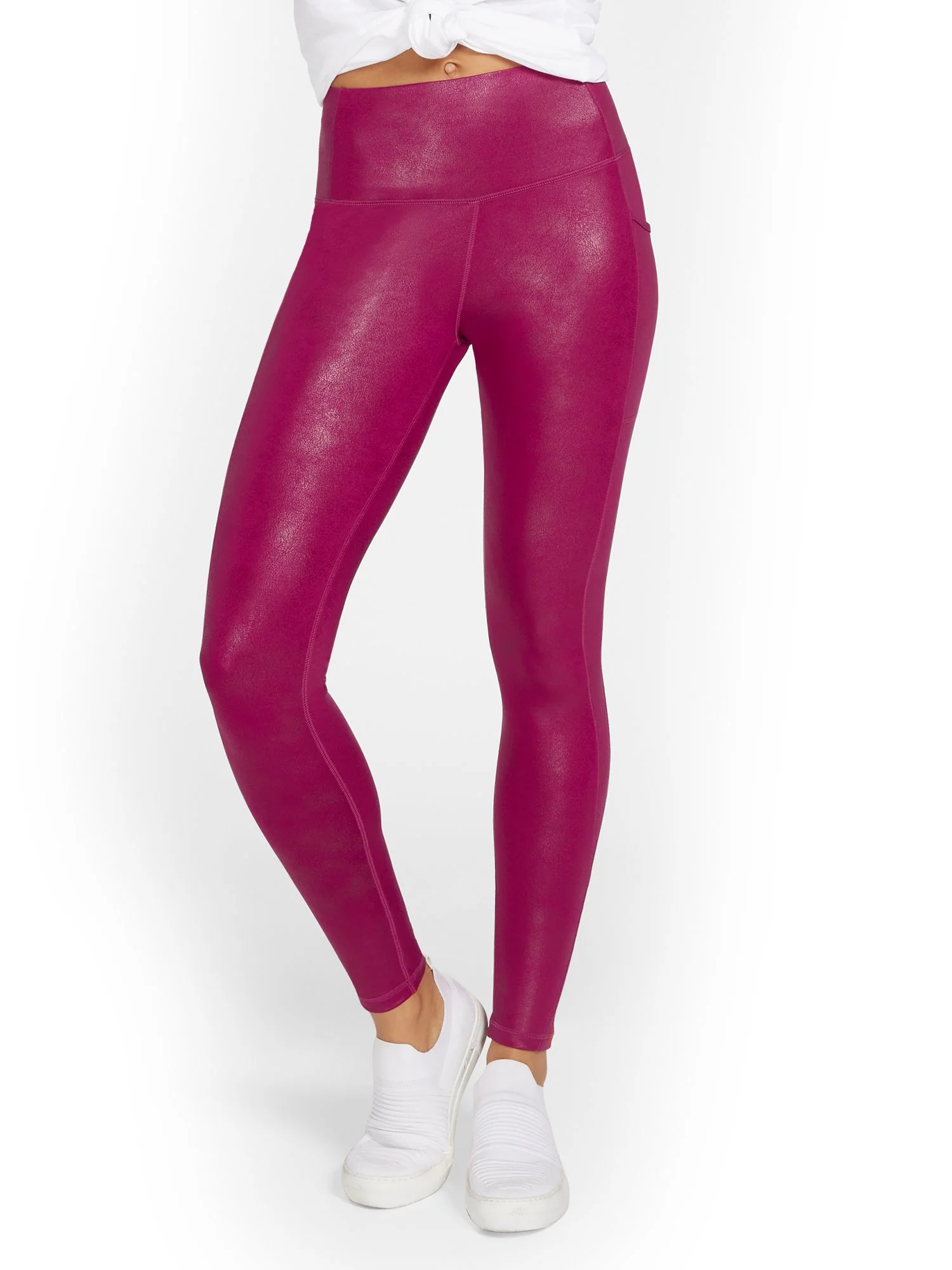 High-Waisted Metallic Pocket Legging - Image 10