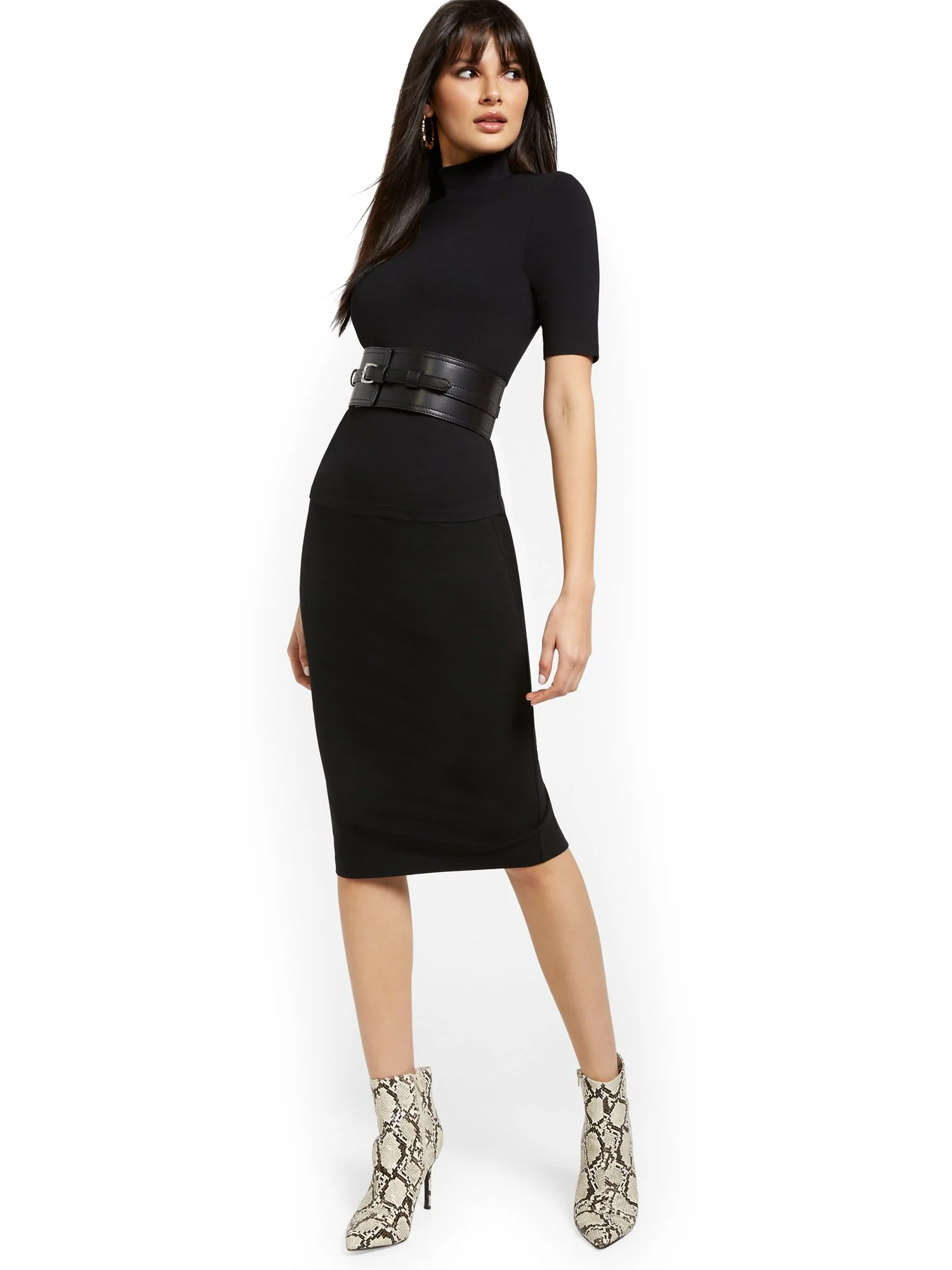 High-Waisted Midi Skirt - Everyday Collection - Image 4