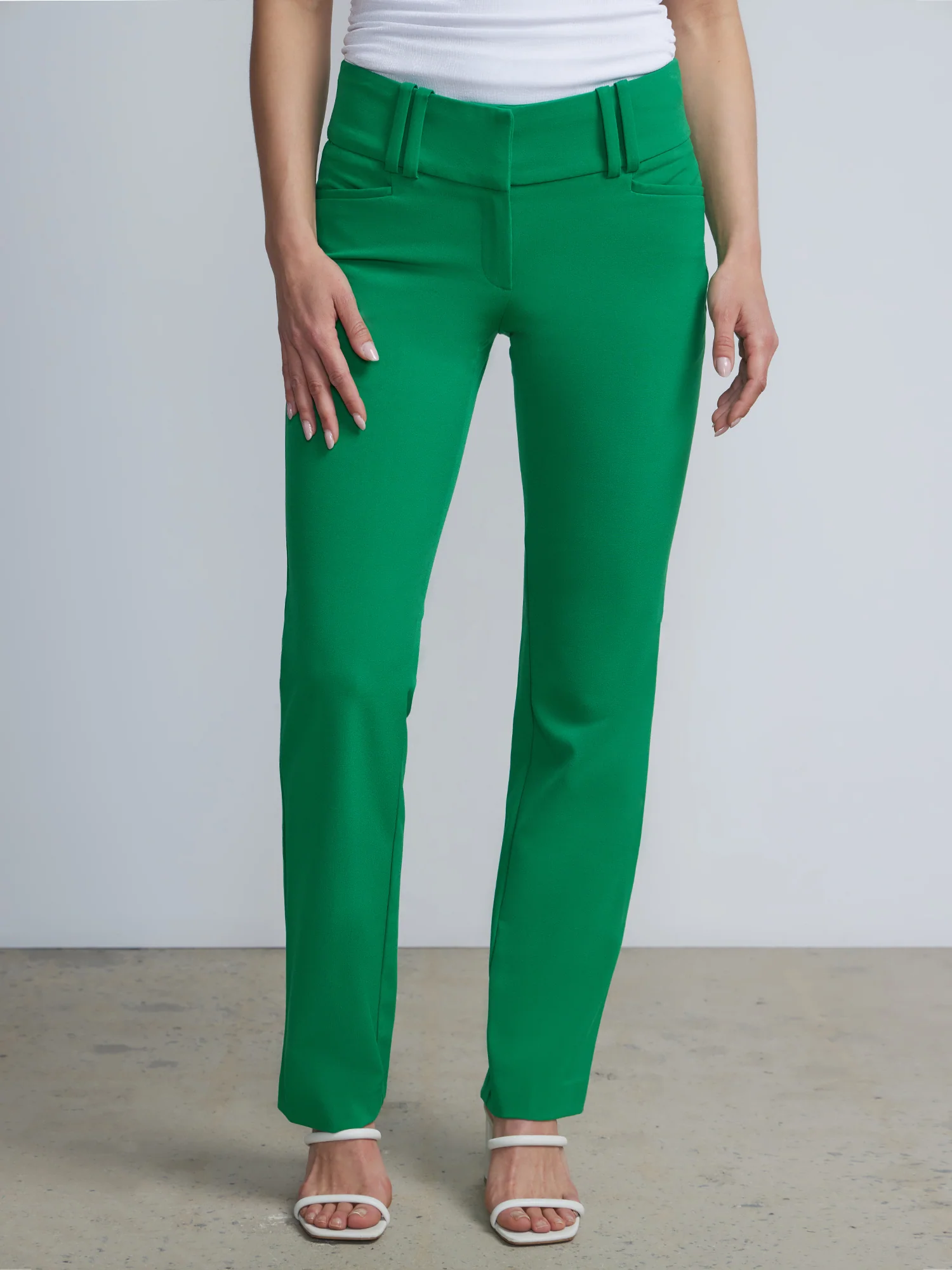 High-Waisted Modern-Fit Straight-Leg Pant - Essential Stretch - Image 11