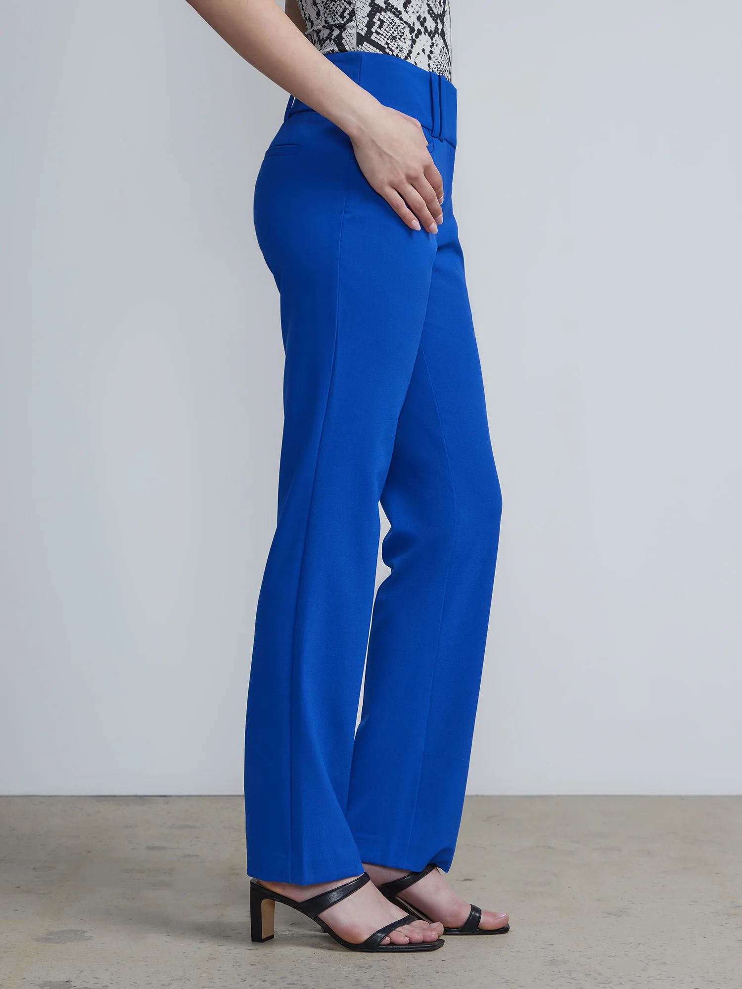 High-Waisted Modern-Fit Straight-Leg Pant - Essential Stretch - Image 23