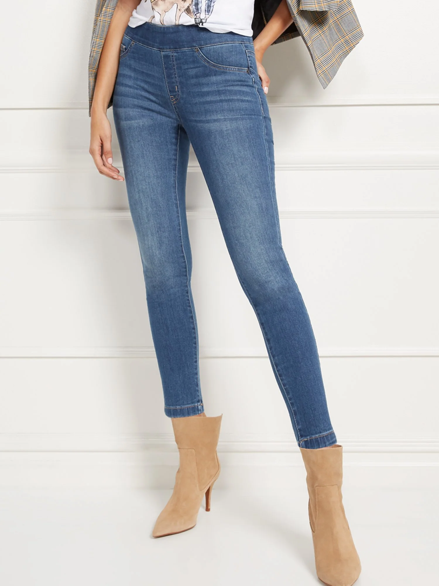 High-Waisted No-Gap Pull-On Legging - Goldstone - Image 2