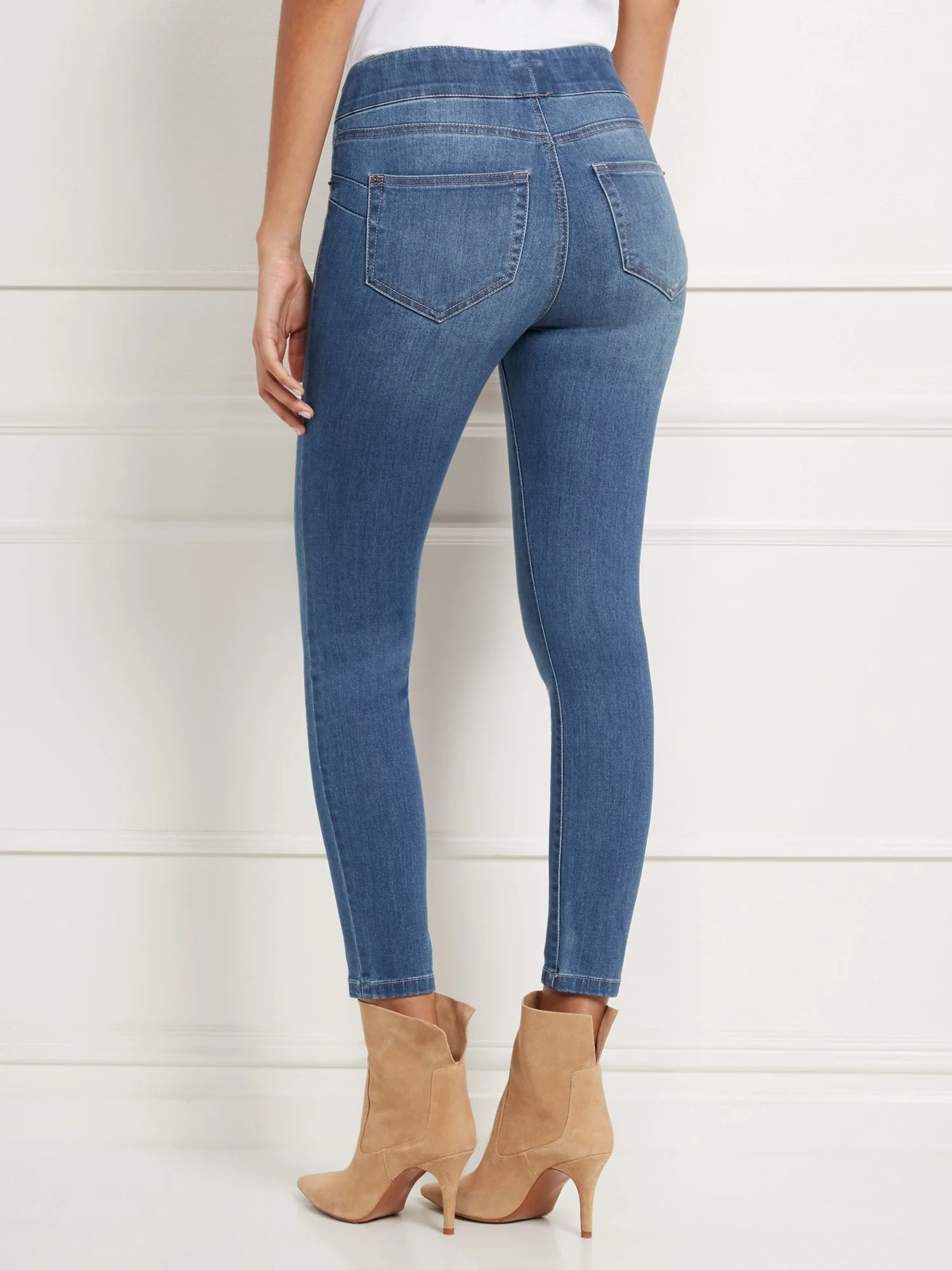 High-Waisted No-Gap Pull-On Legging - Goldstone - Image 3