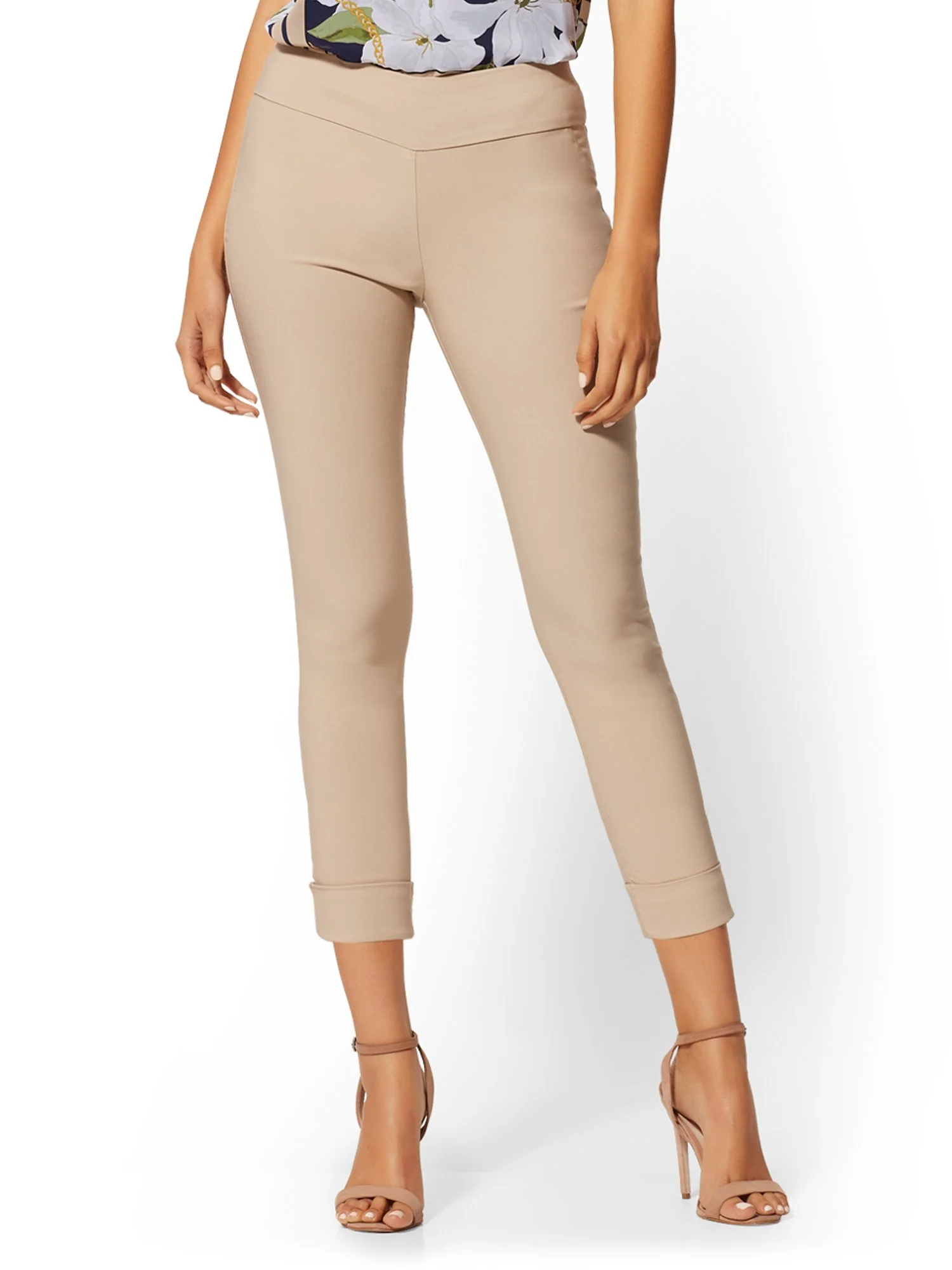 High-Waisted Pull-On Crop Pant - Image 16