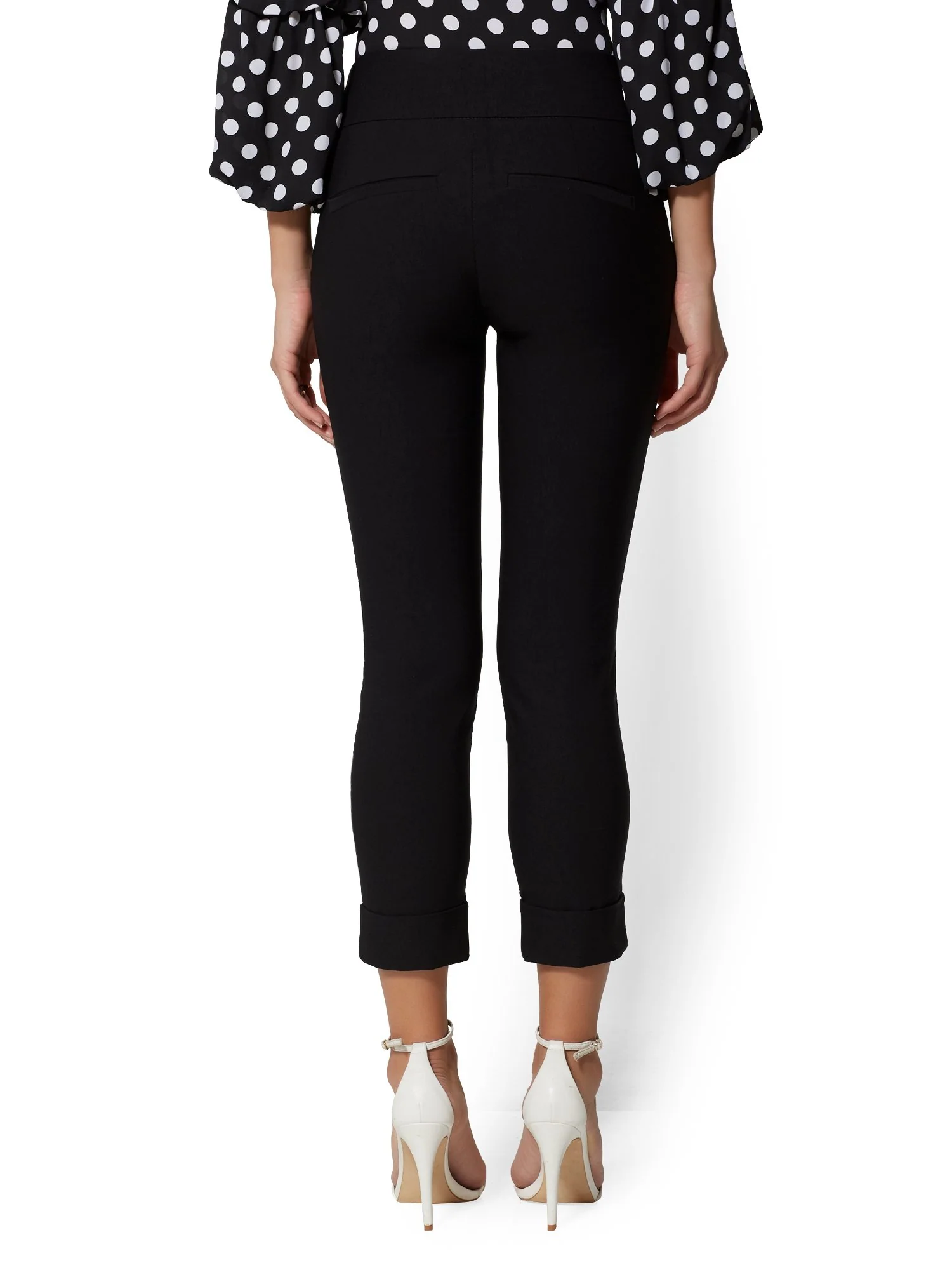 High-Waisted Pull-On Crop Pant - Image 3