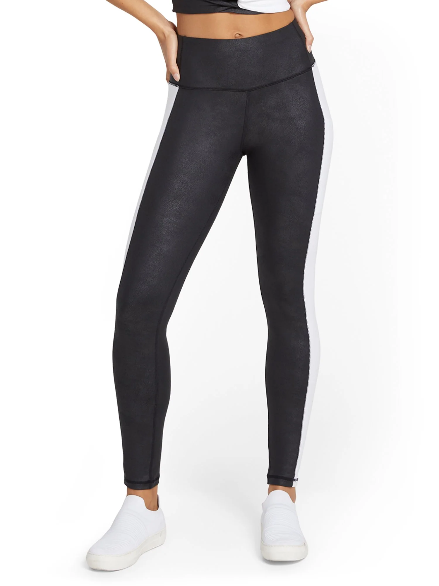 High-Waisted Side-Stripe Pocket Legging - Image 2