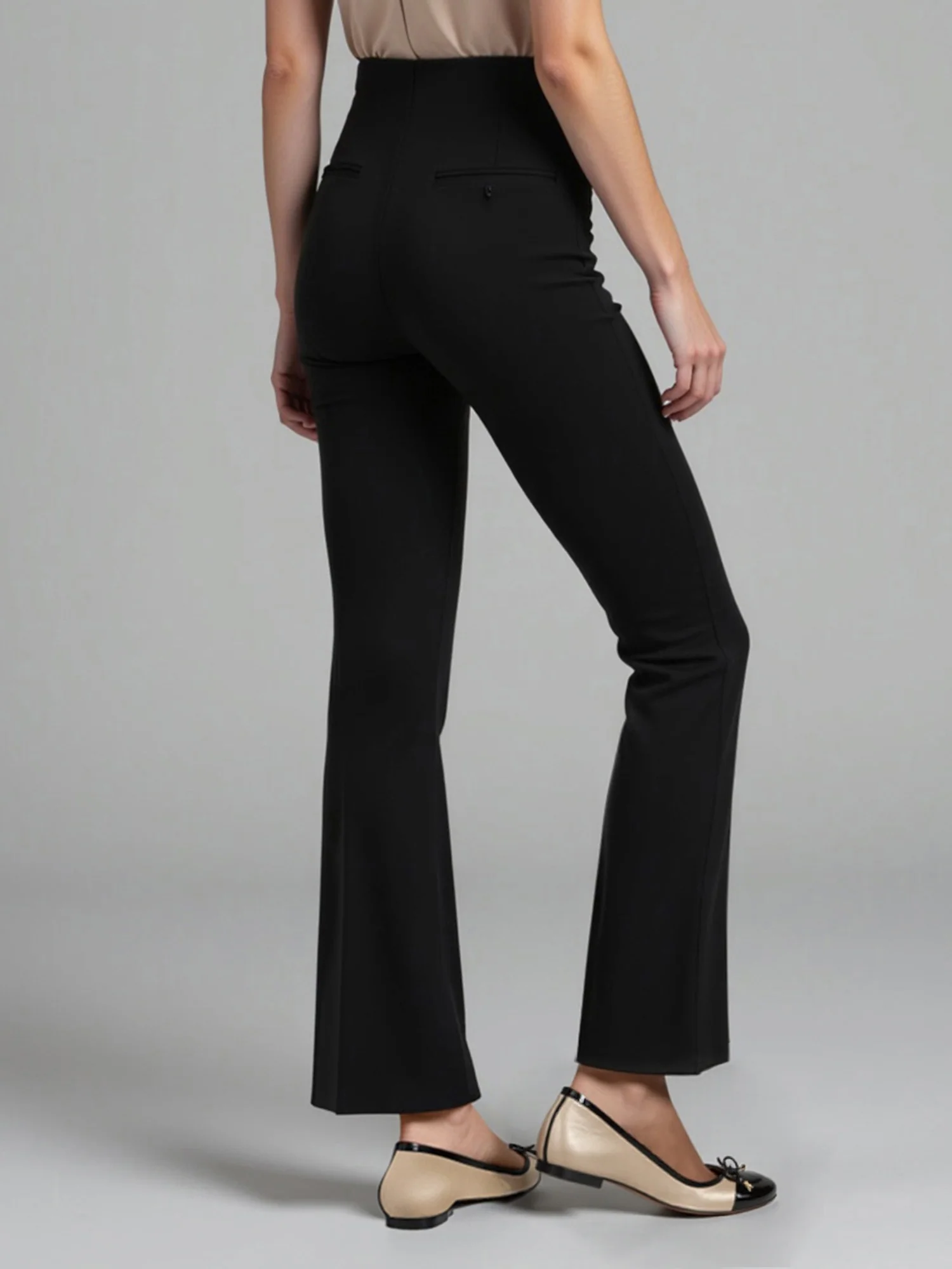 High Waisted Staright Leg Pants - Image 2