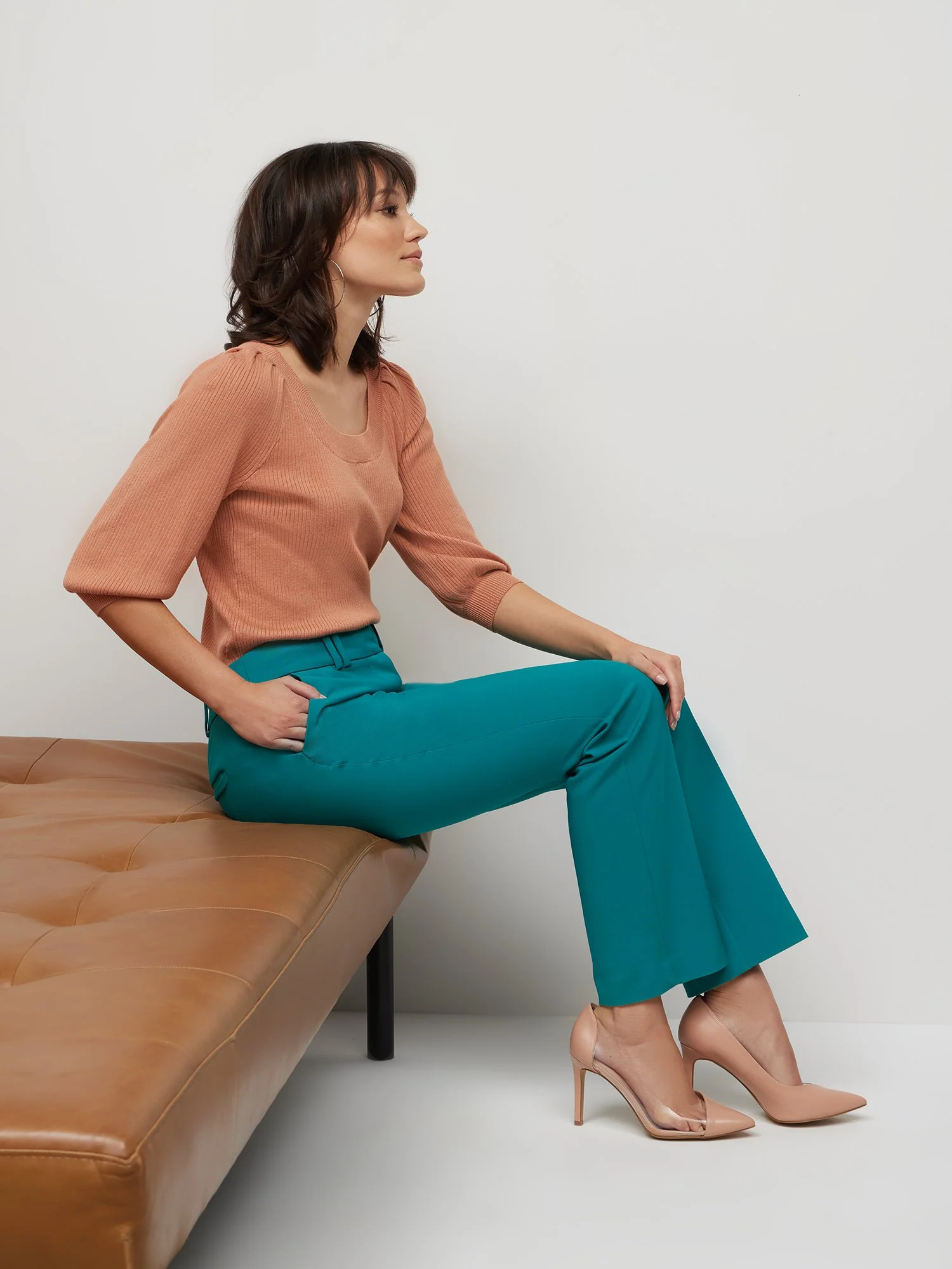 High Rise Straight-Leg Pant - All Season Stretch - Image 12