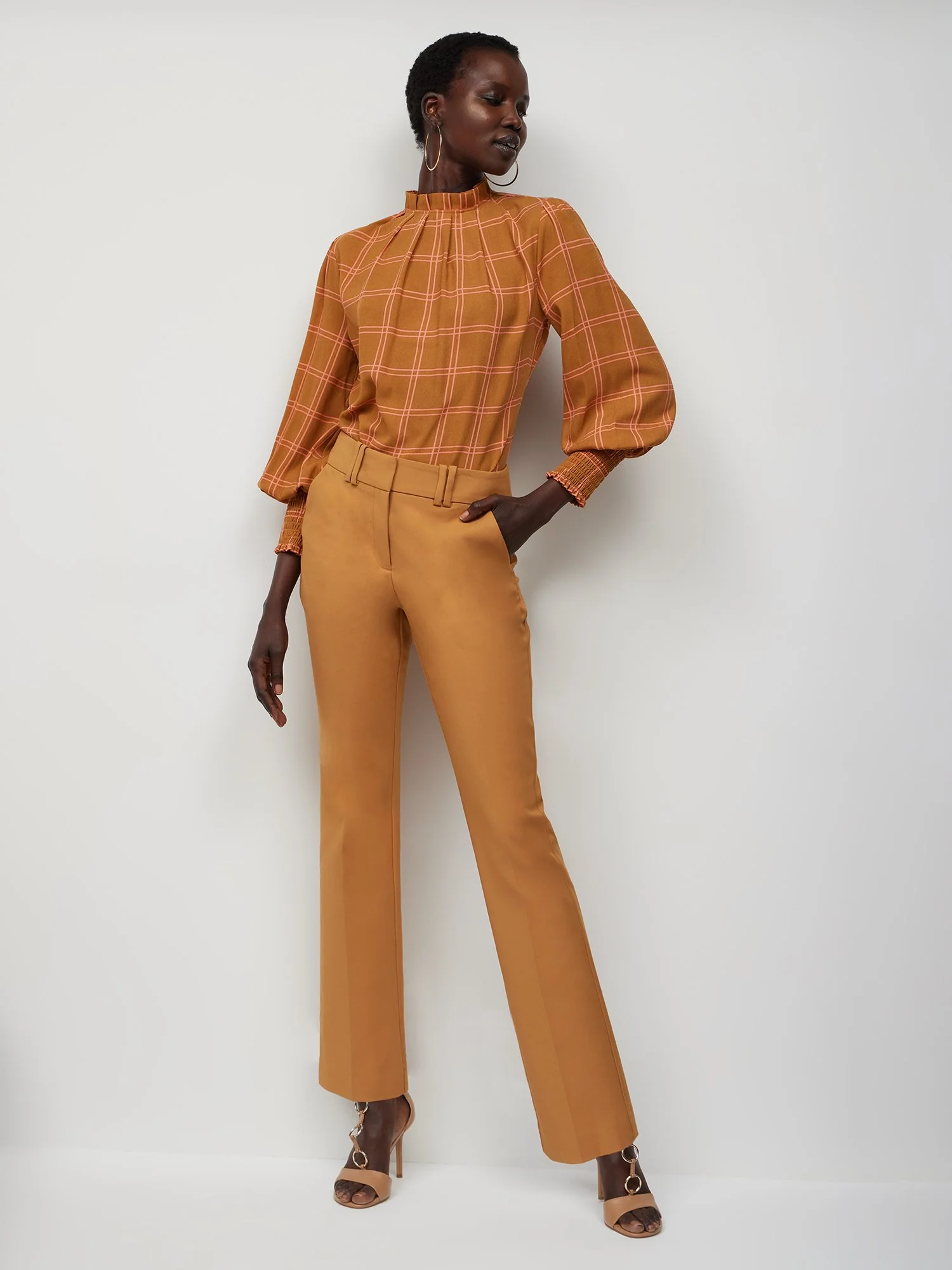 High Rise Straight-Leg Pant - All Season Stretch - Image 9