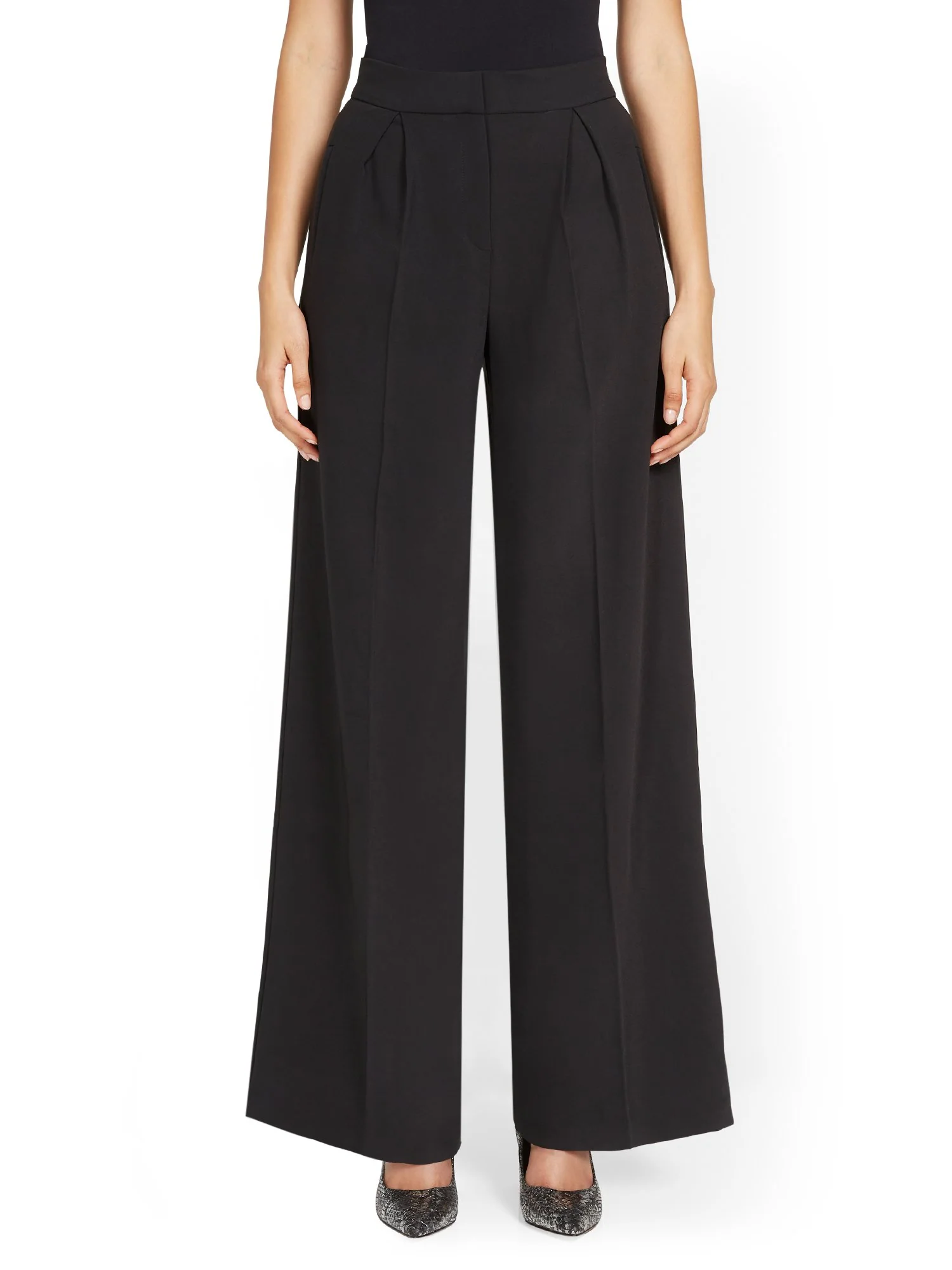 High-Waisted Wide-Leg Pant - Premium Stretch - Image 4