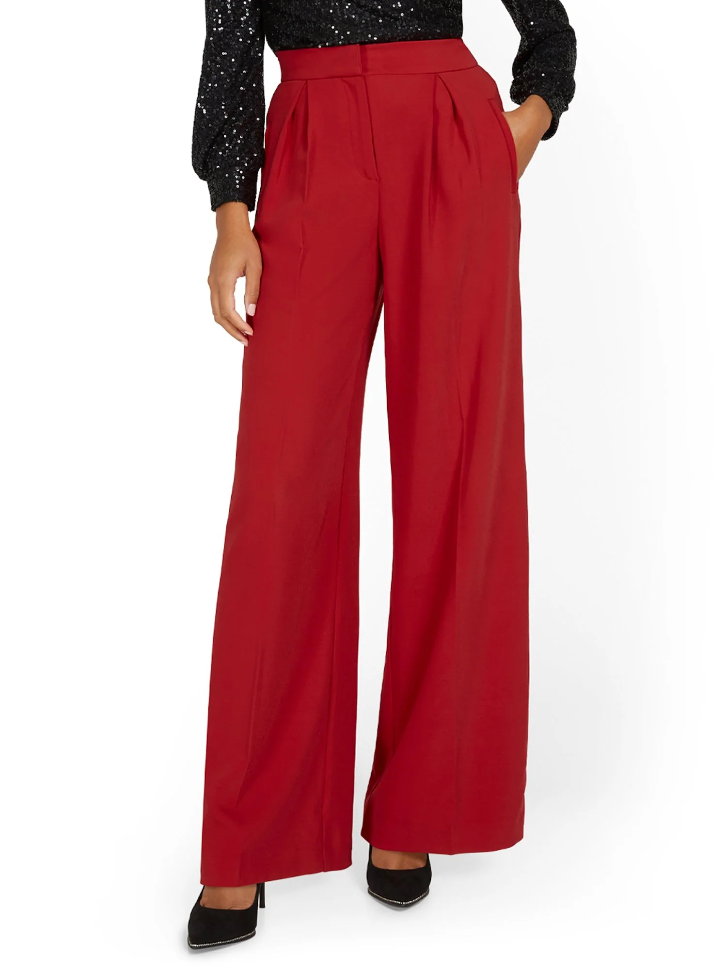 High-Waisted Wide-Leg Pant - Premium Stretch - Image 7