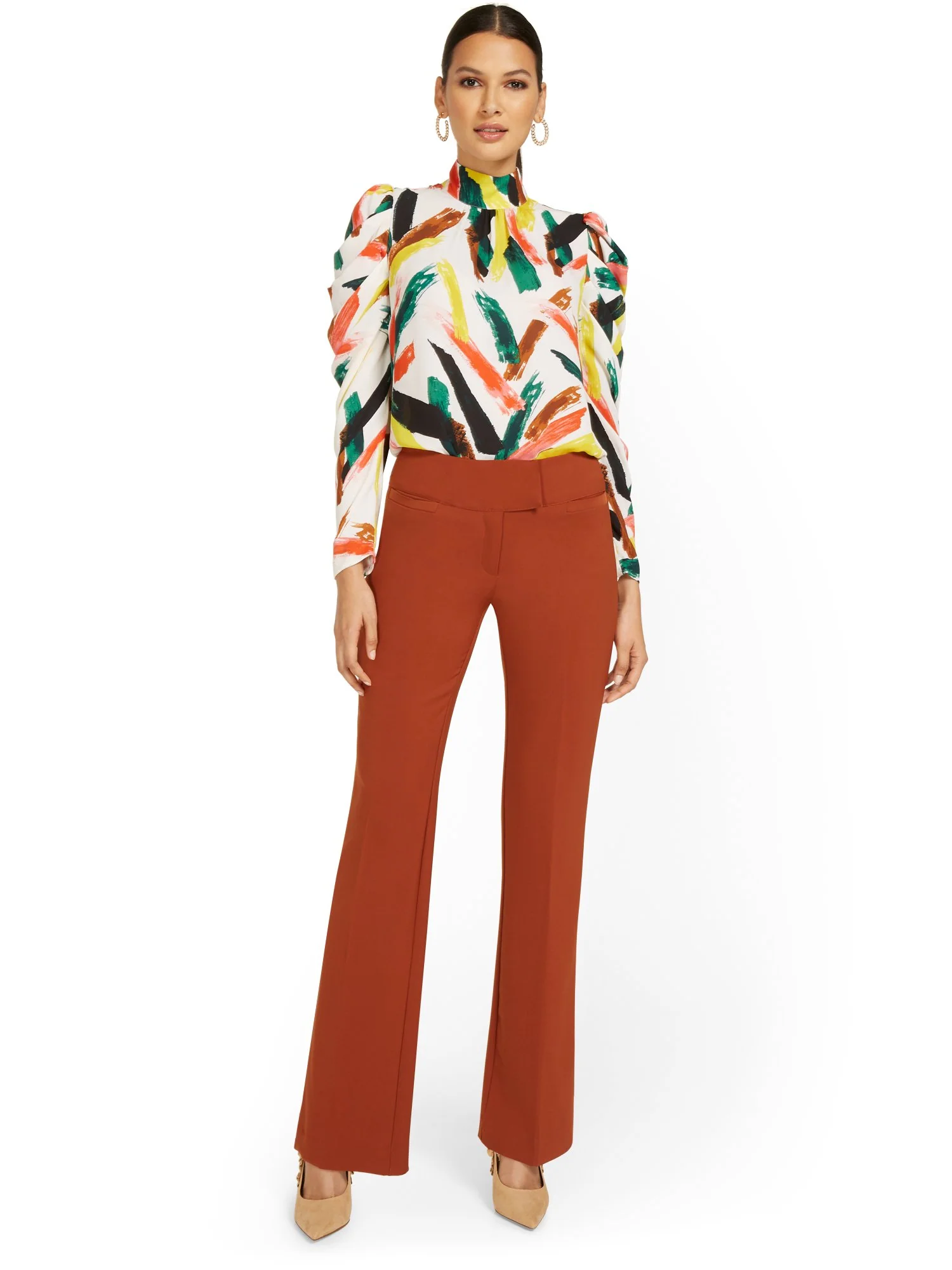 High-Waisted Wide-Leg Pant - Premium Stretch - Image 8