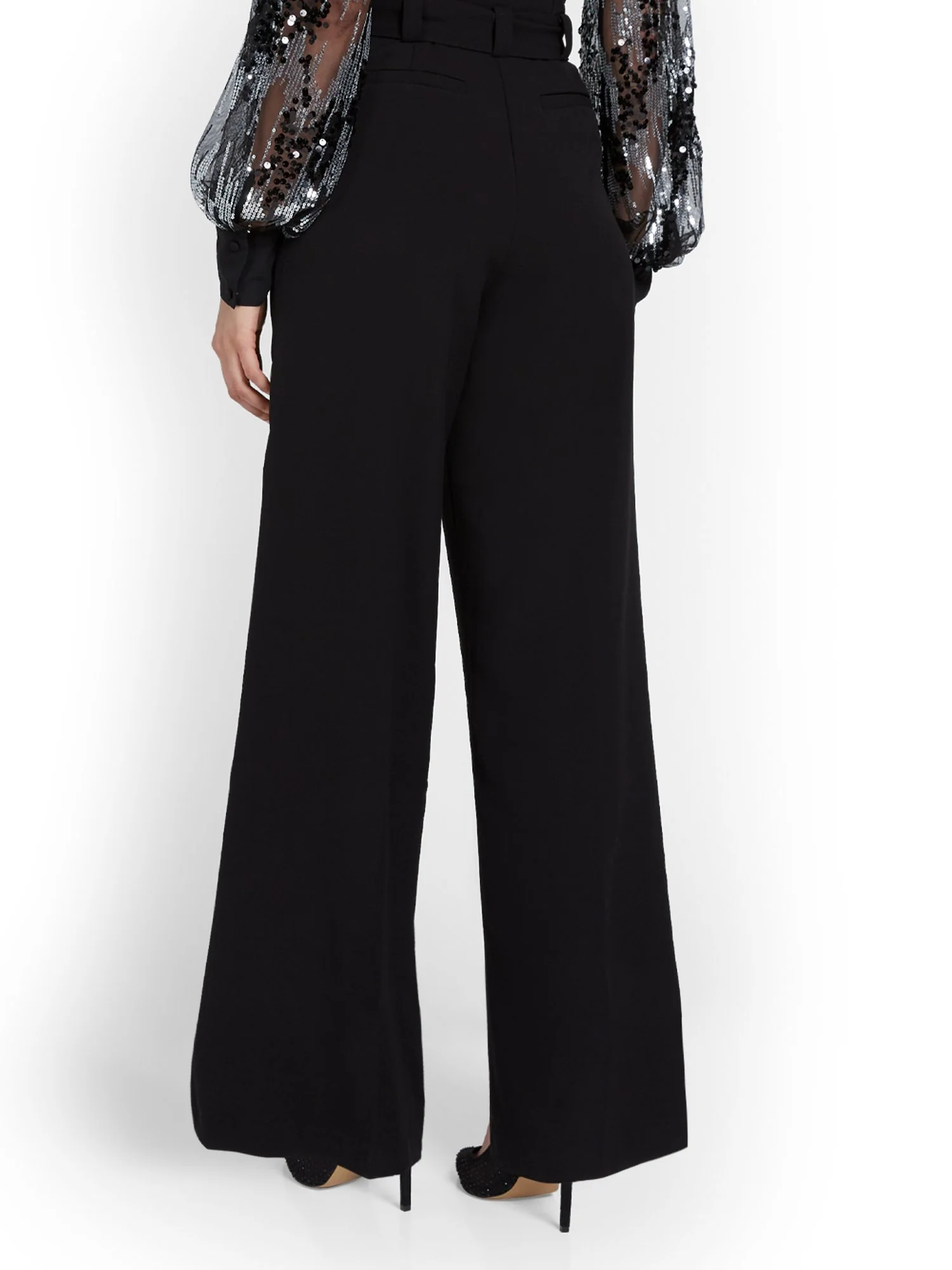High-Waisted Wide-Leg Suspender Pant - Image 3