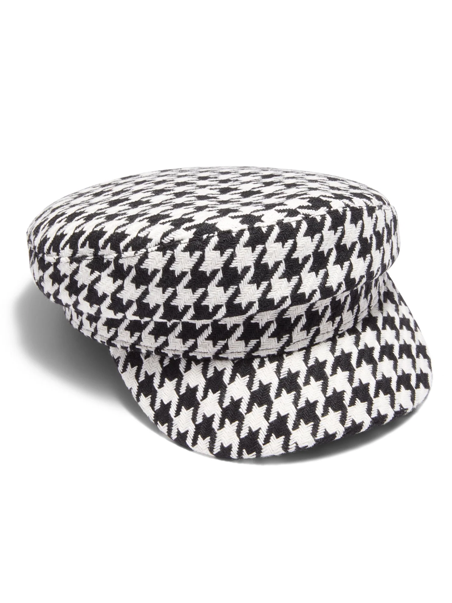 Houndstooth Cabbie Hat