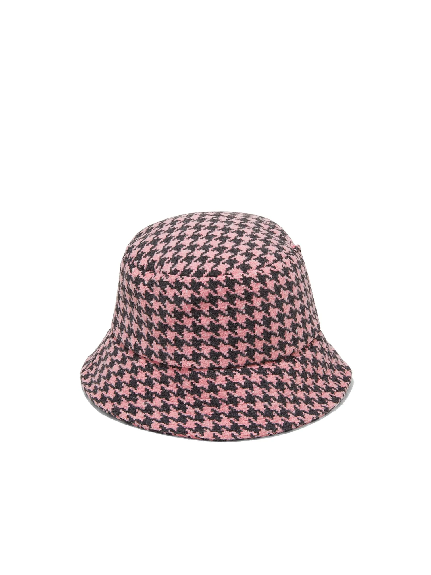 Houndstooth-Print Bucket Hat - Image 3