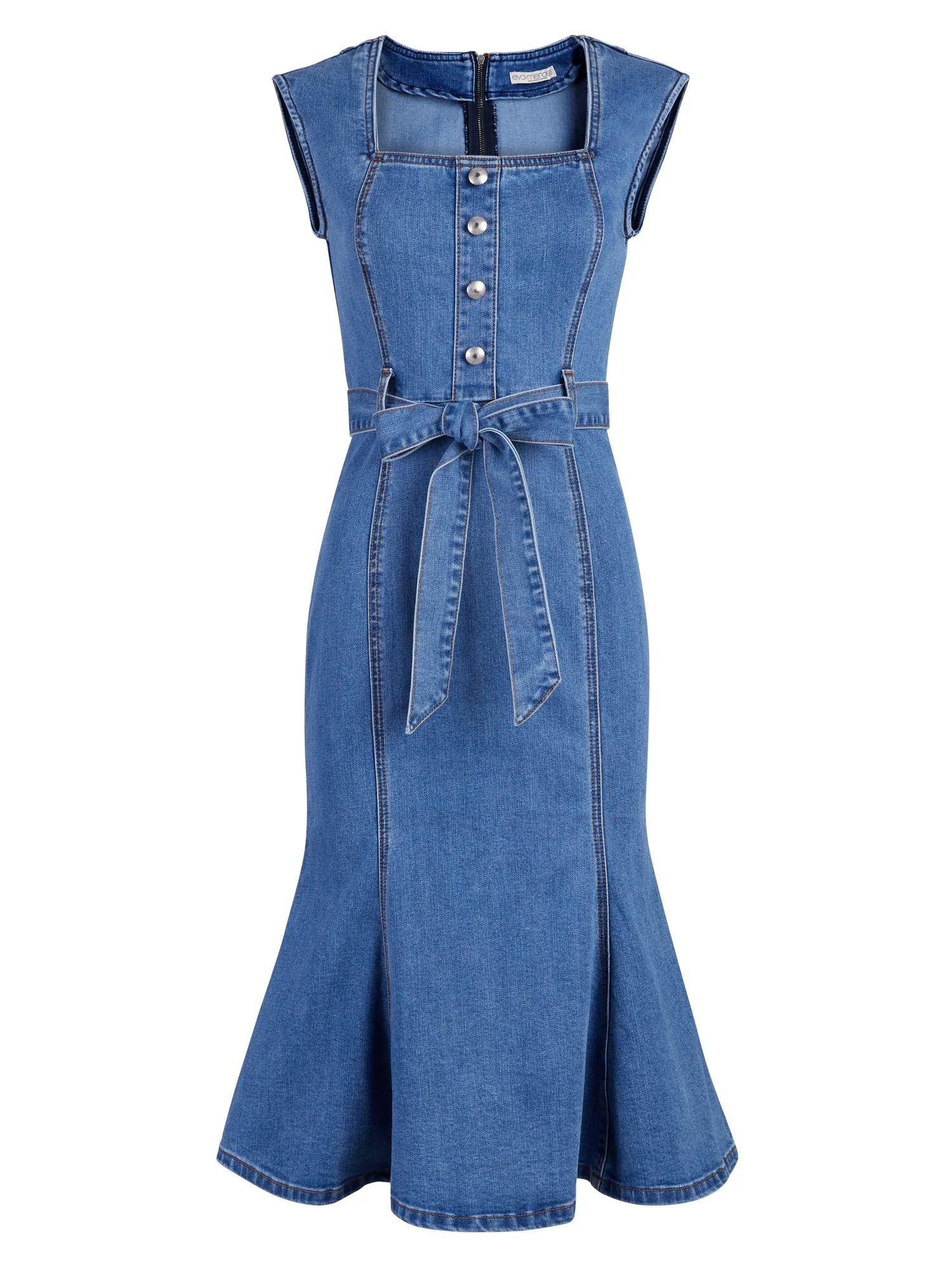 Idalia Denim Dress - Eva Mendes Collection - Image 2