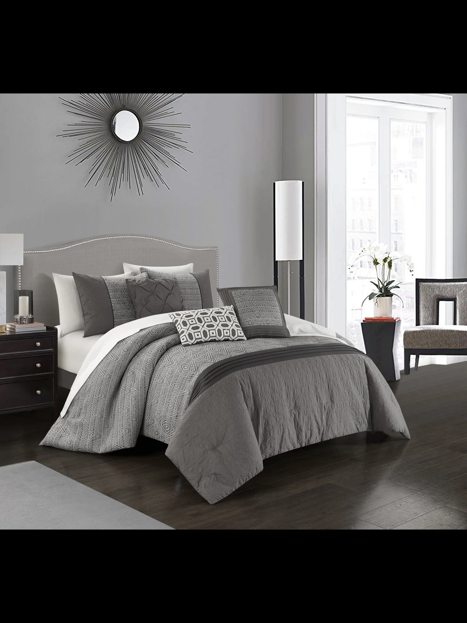 Imani Queen-Size 6-Piece Comforter Set - NY&C x Chic Home - Image 13