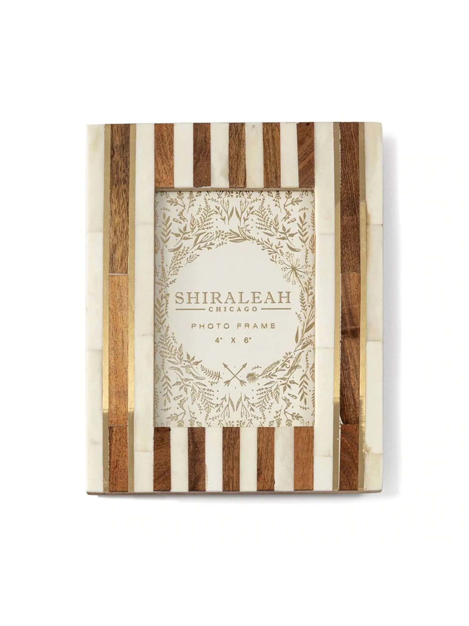 Shiraleah Ivory & Wood 4x6 Photo Frame - Brands We Love