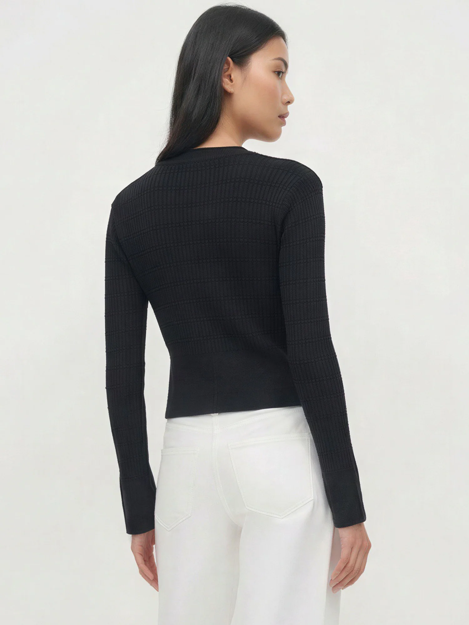 Jill Bow Button Cardigan - Image 3