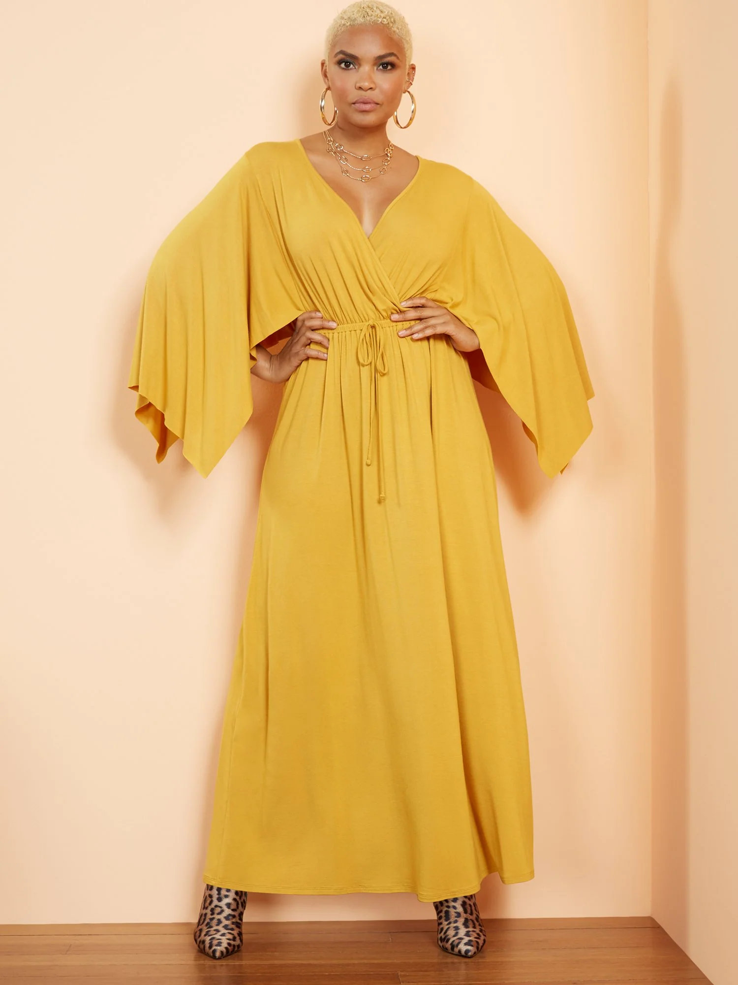 Kimono Maxi Dress - Image 9