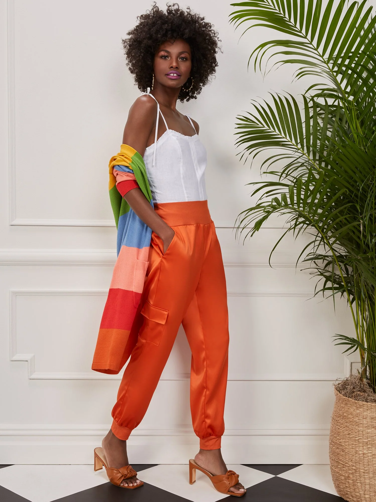 Knit-Waist Cargo-Pocket Jogger Pant - Image 6