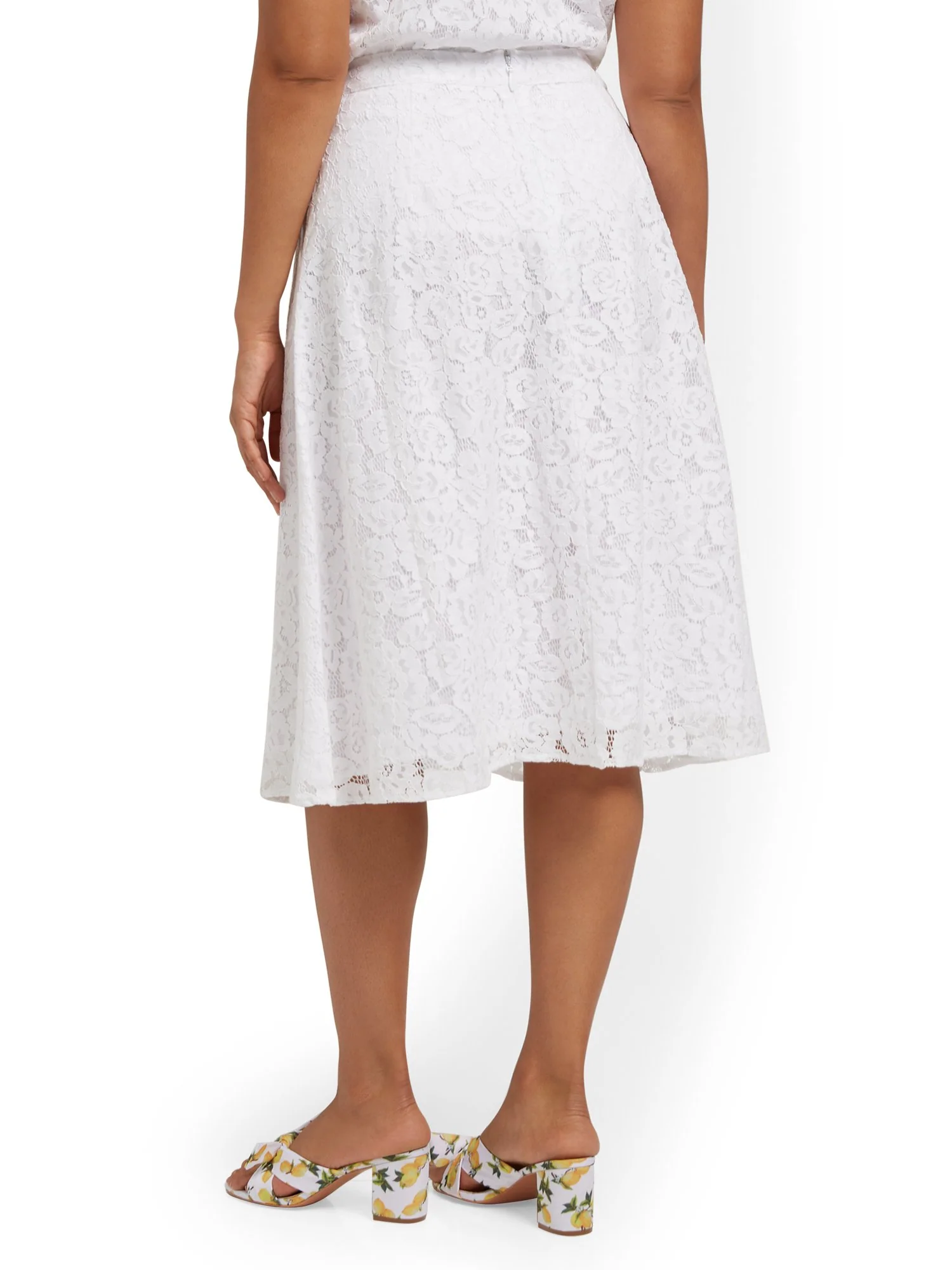 Lace A-Line Skirt - Image 3