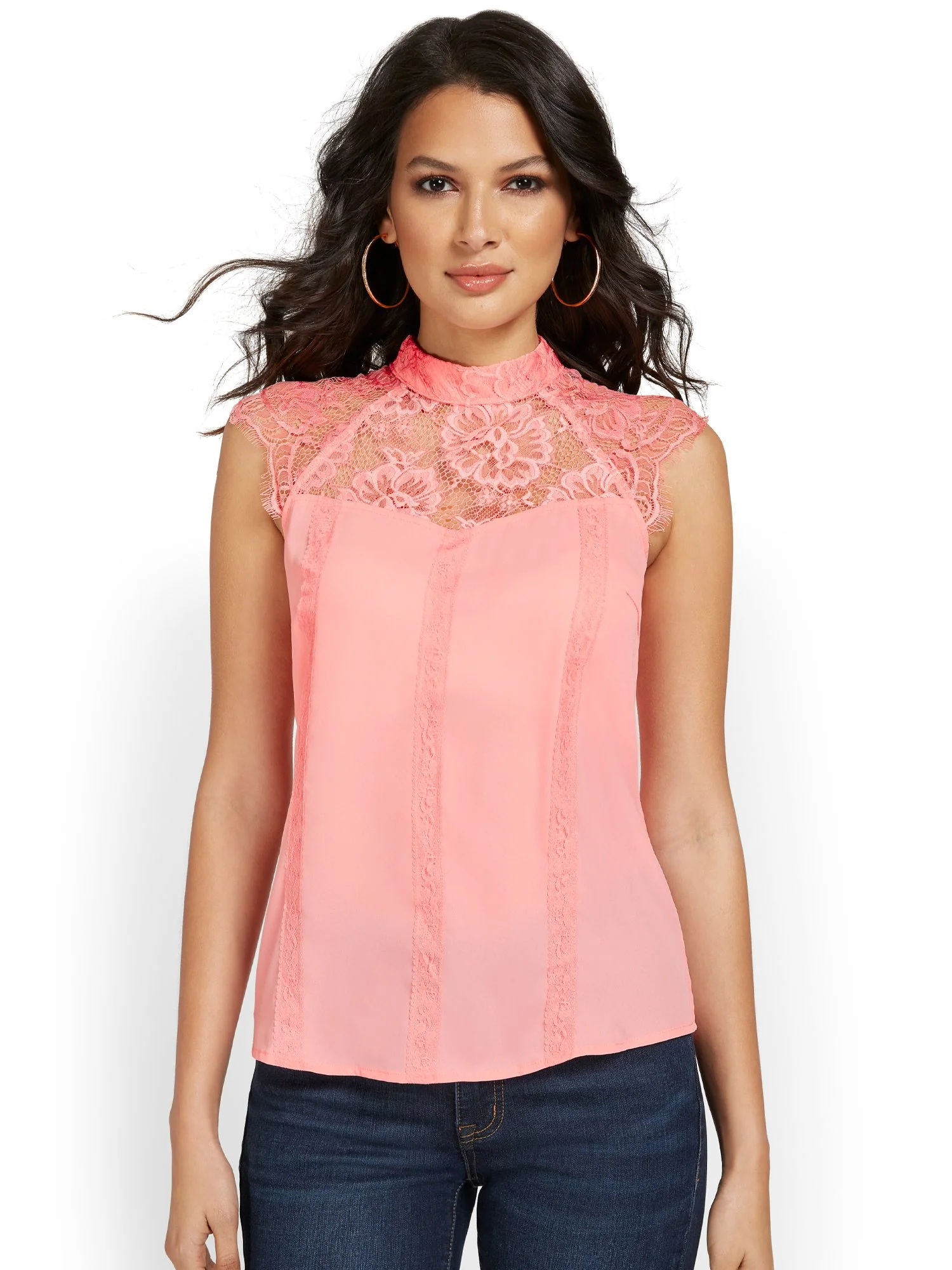 Lace-Inset Top - Image 2