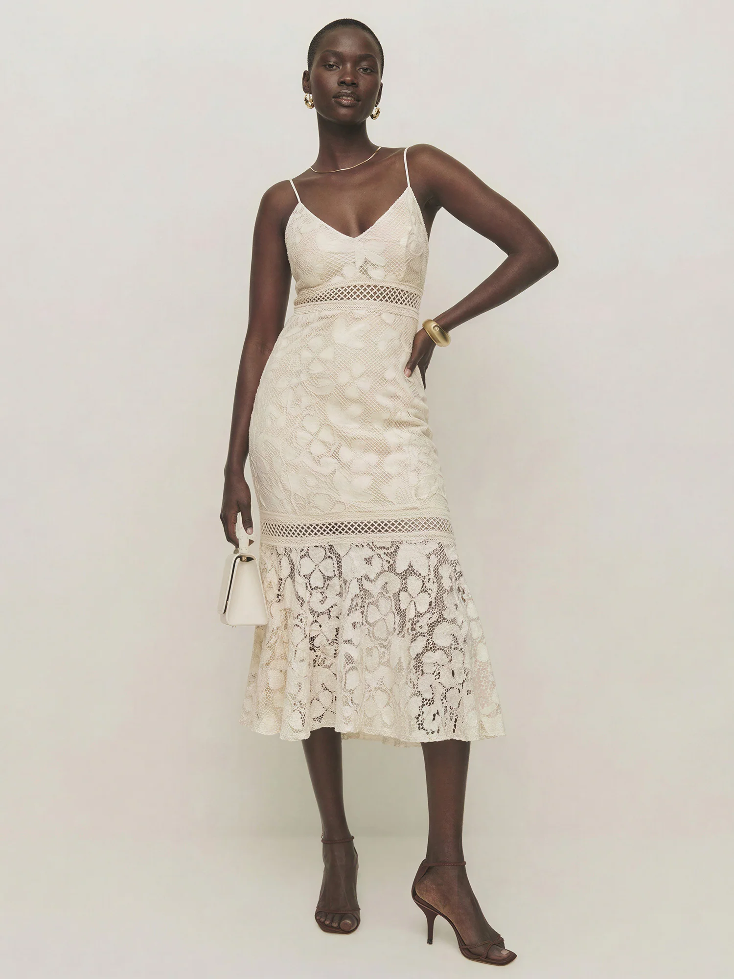 Lace Midi Dress - Image 6