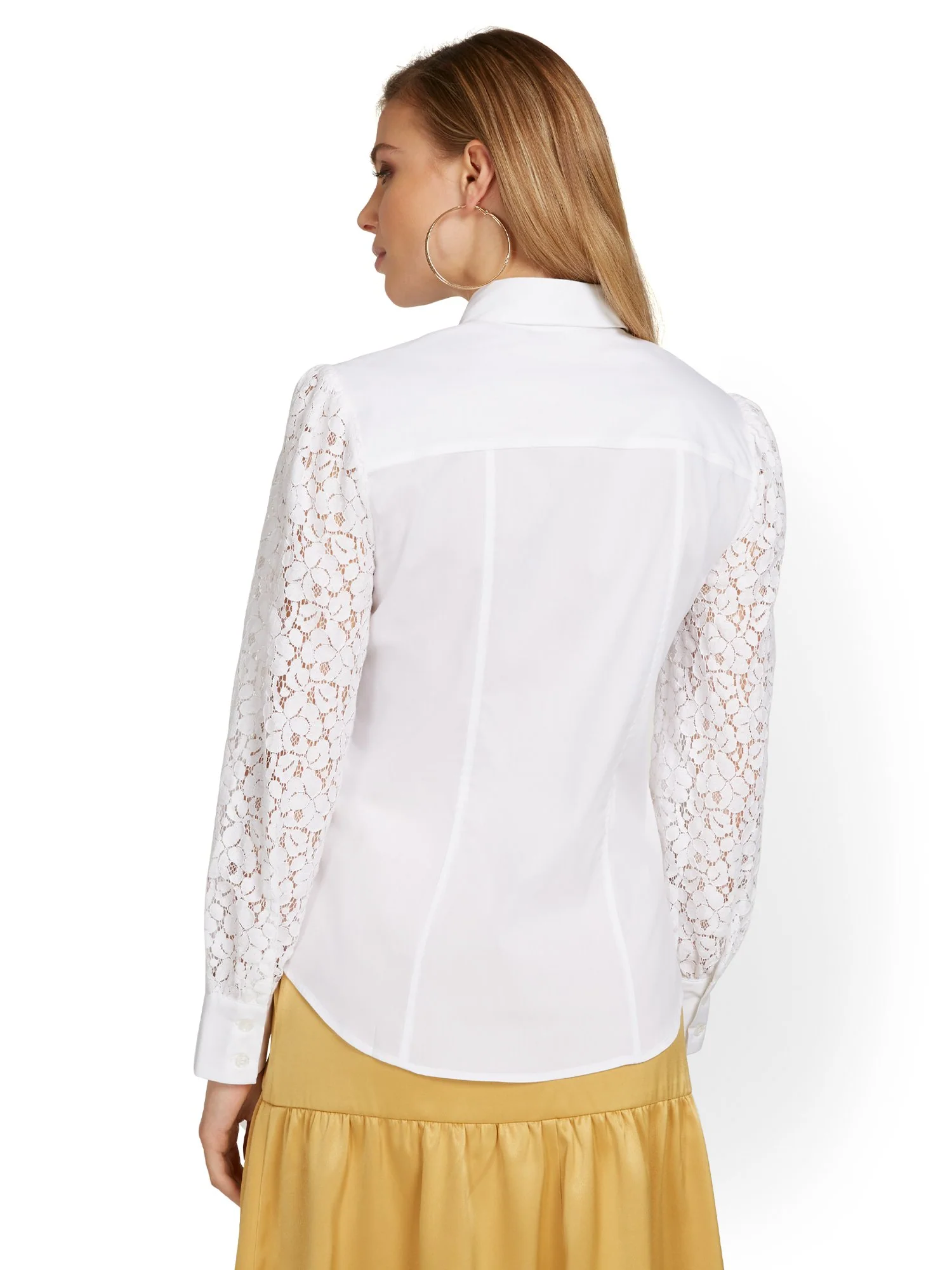 Lace-Sleeve Madison Shirt - Image 3
