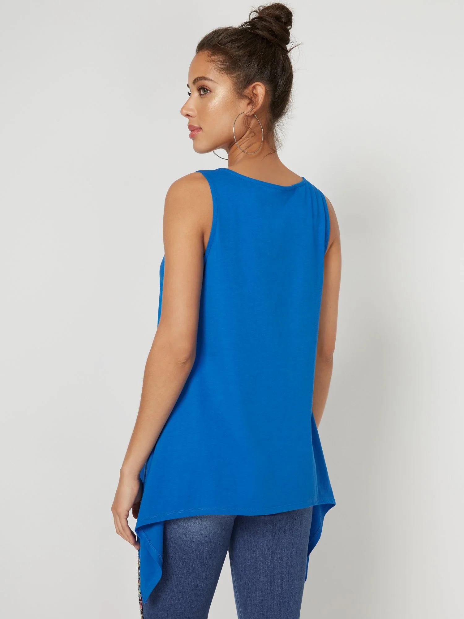 Lace-Up Perfect Tunic Tee - Image 3