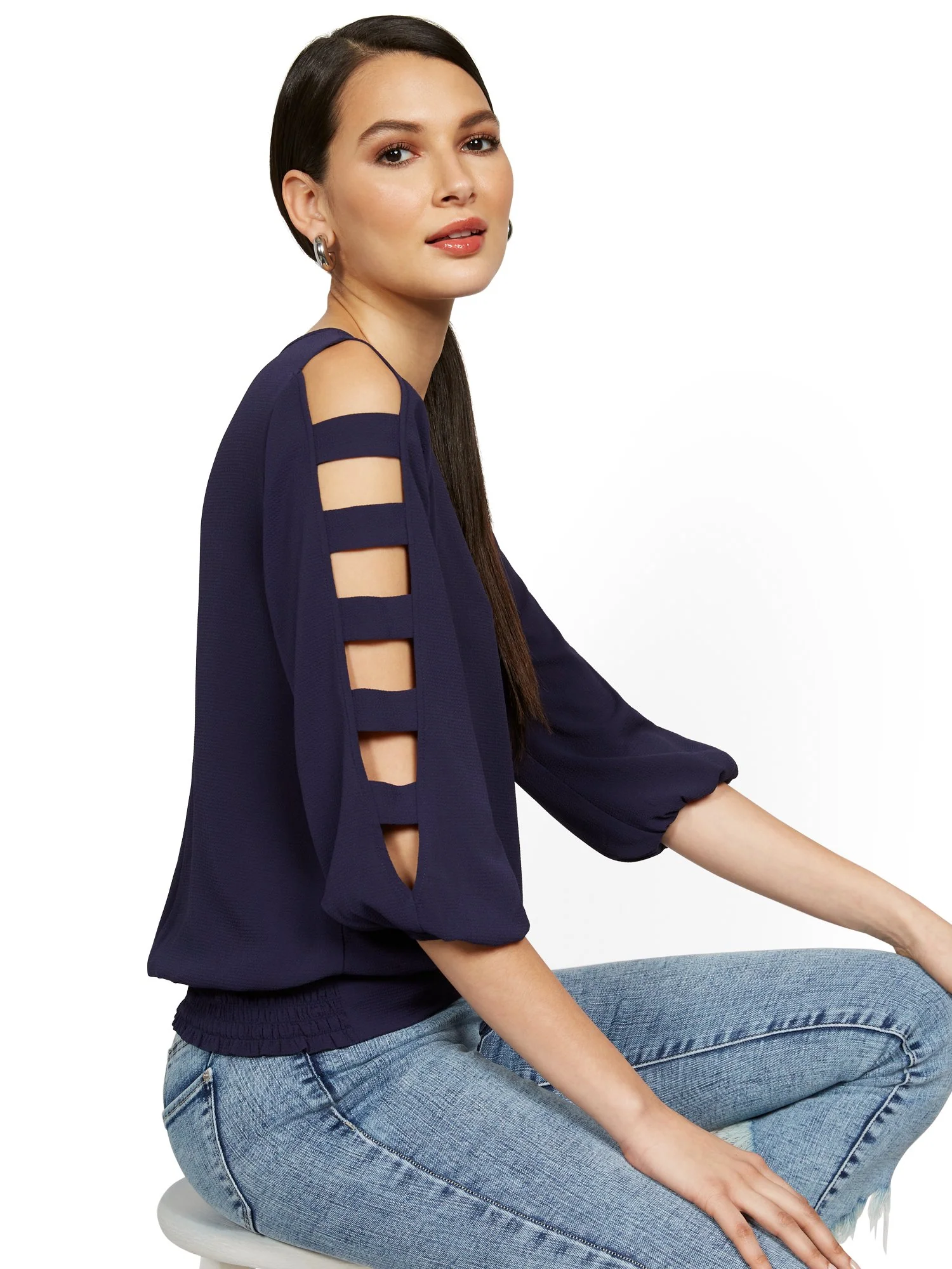Ladder-Sleeve Top - Image 6