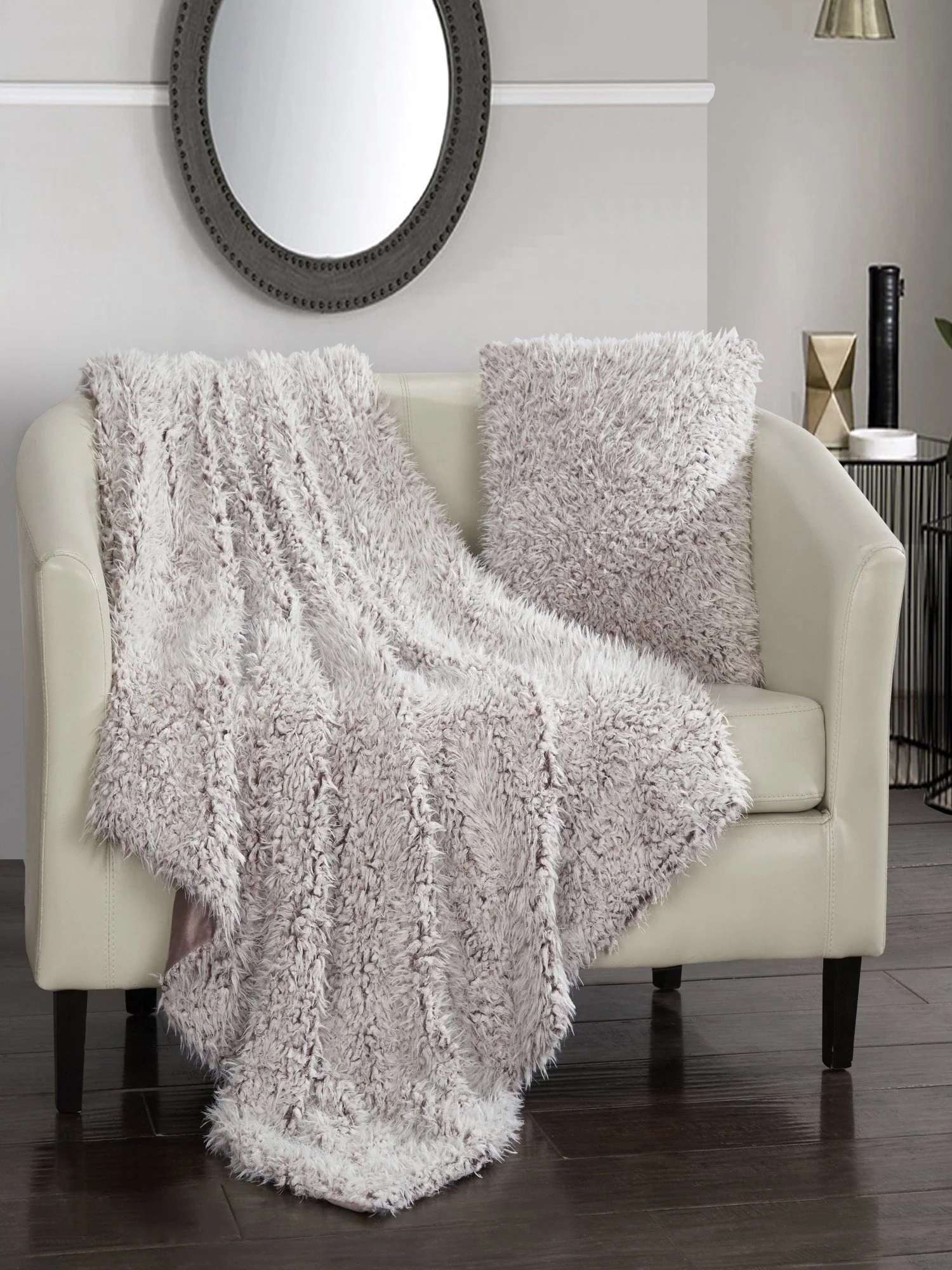 Lambs Hill 2-Piece Throw Blanket Set - NY&C x Chic Home - Image 5