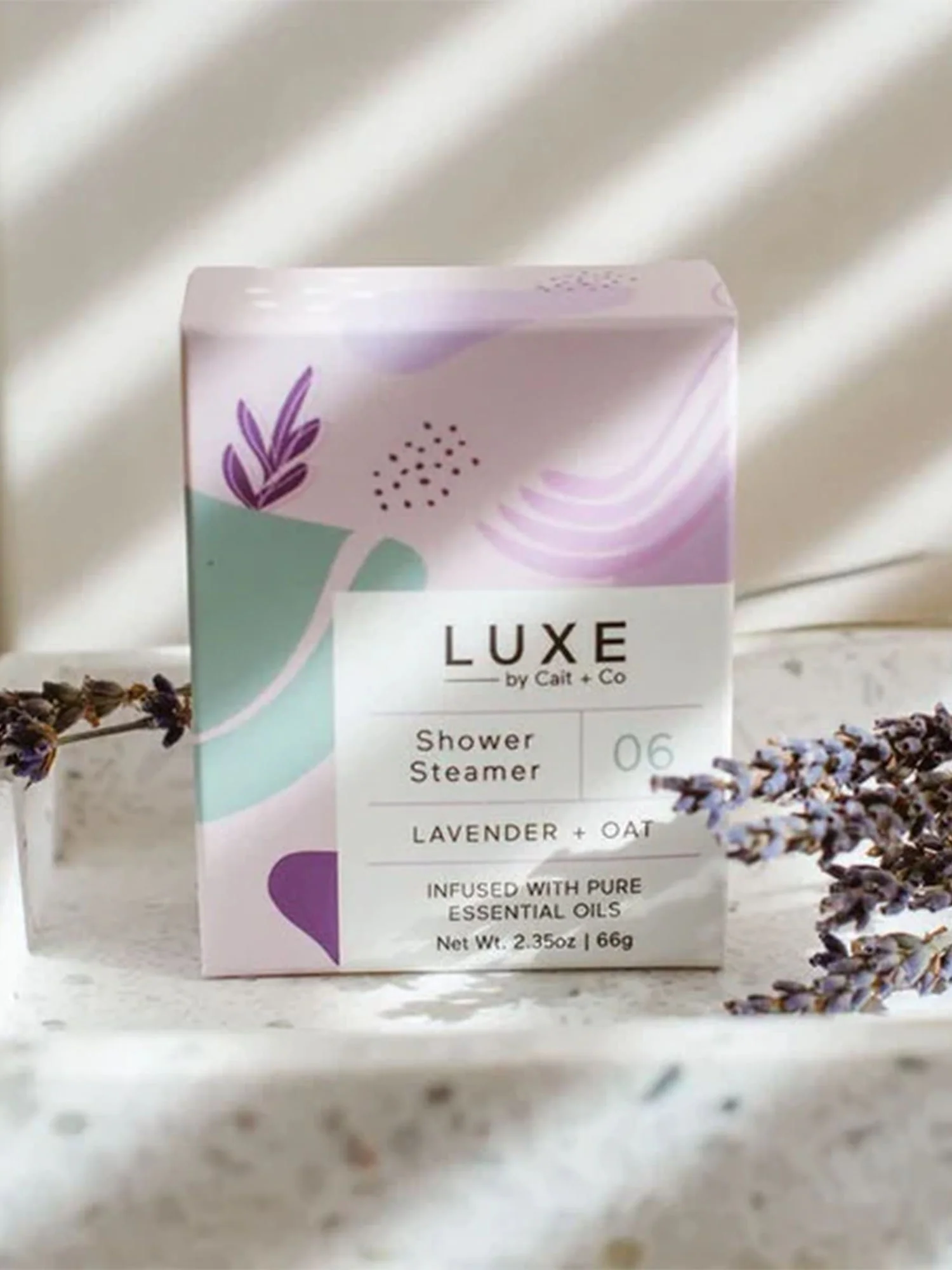 Cait And Co Lavendar Oat Shower Steamer - Brands We Love - Image 2