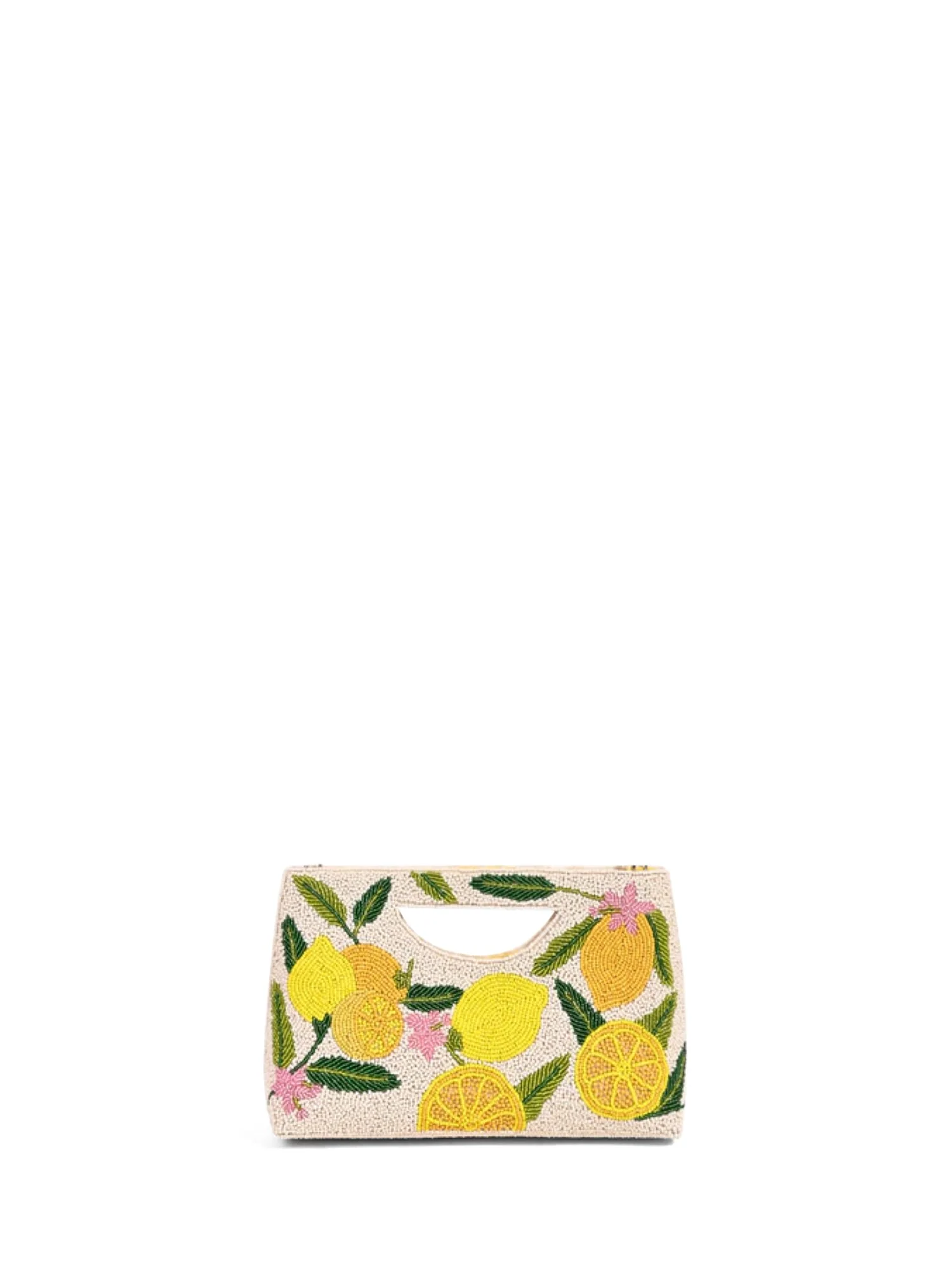 America & Beyond Lemon-Beaded Clutch Bag - Brands We Love - Image 2