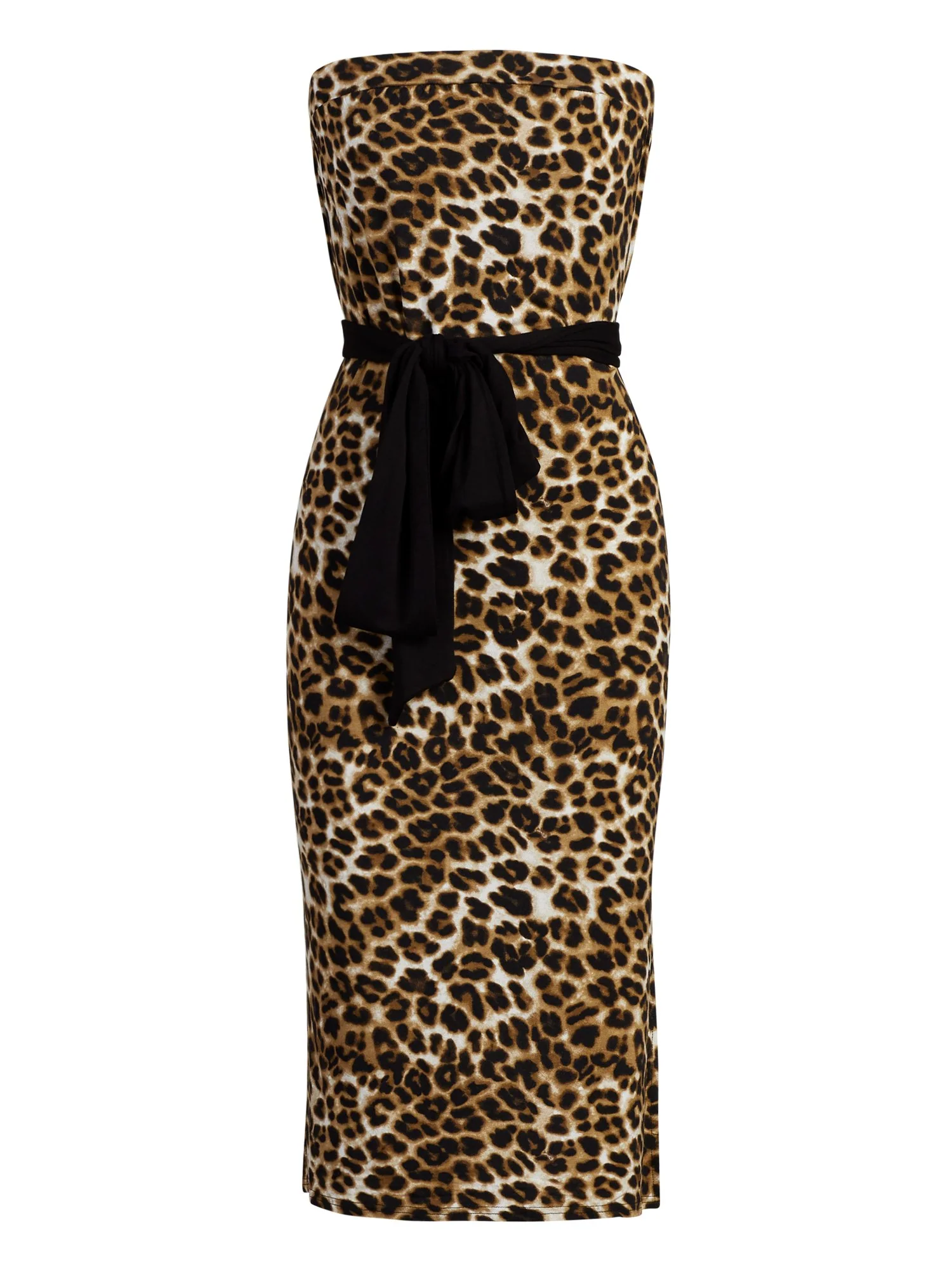 Leopard Convertible Strapless Dress - NY&C Style System - Image 2