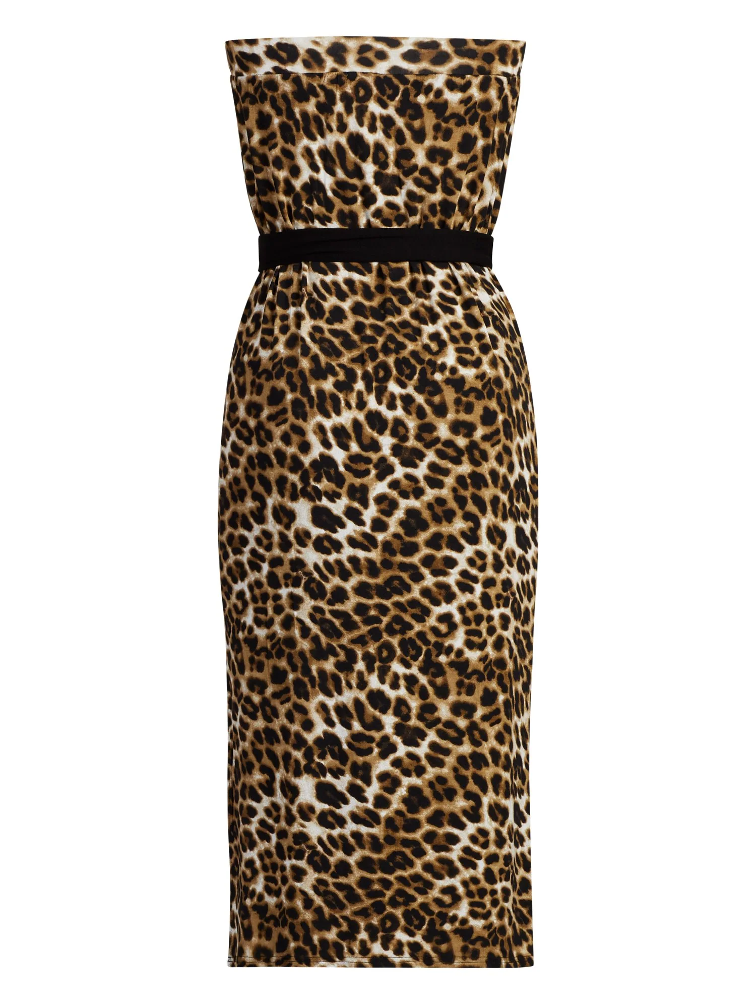 Leopard Convertible Strapless Dress - NY&C Style System - Image 3