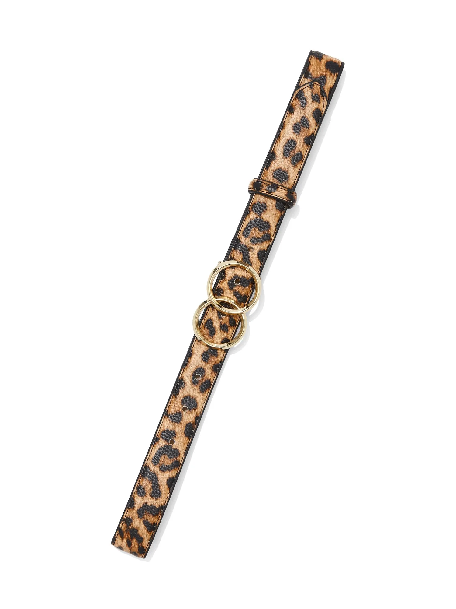 Leopard Mini Double O-Ring Belt
