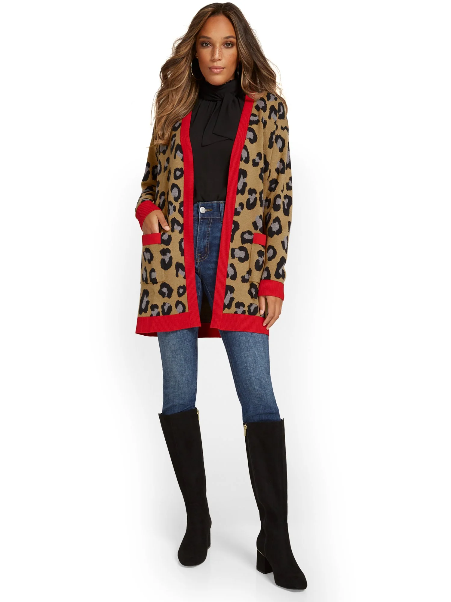Leopard-Print Cardigan - Image 2