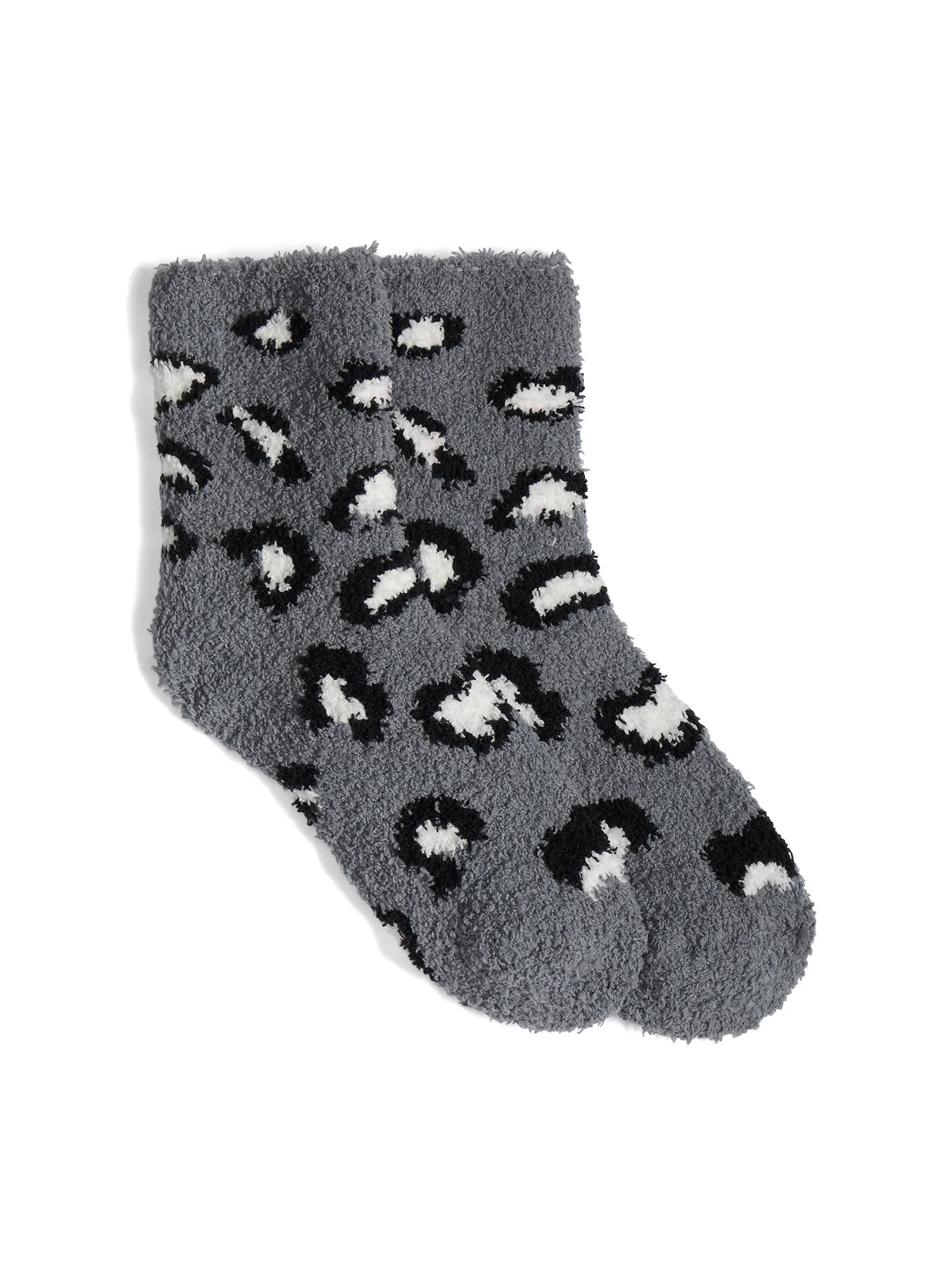Leopard-Print Cozy Socks