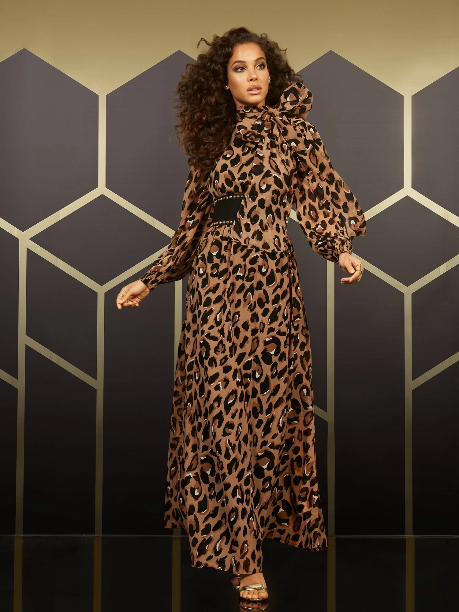 Leopard-Print Maxi Dress - Image 2