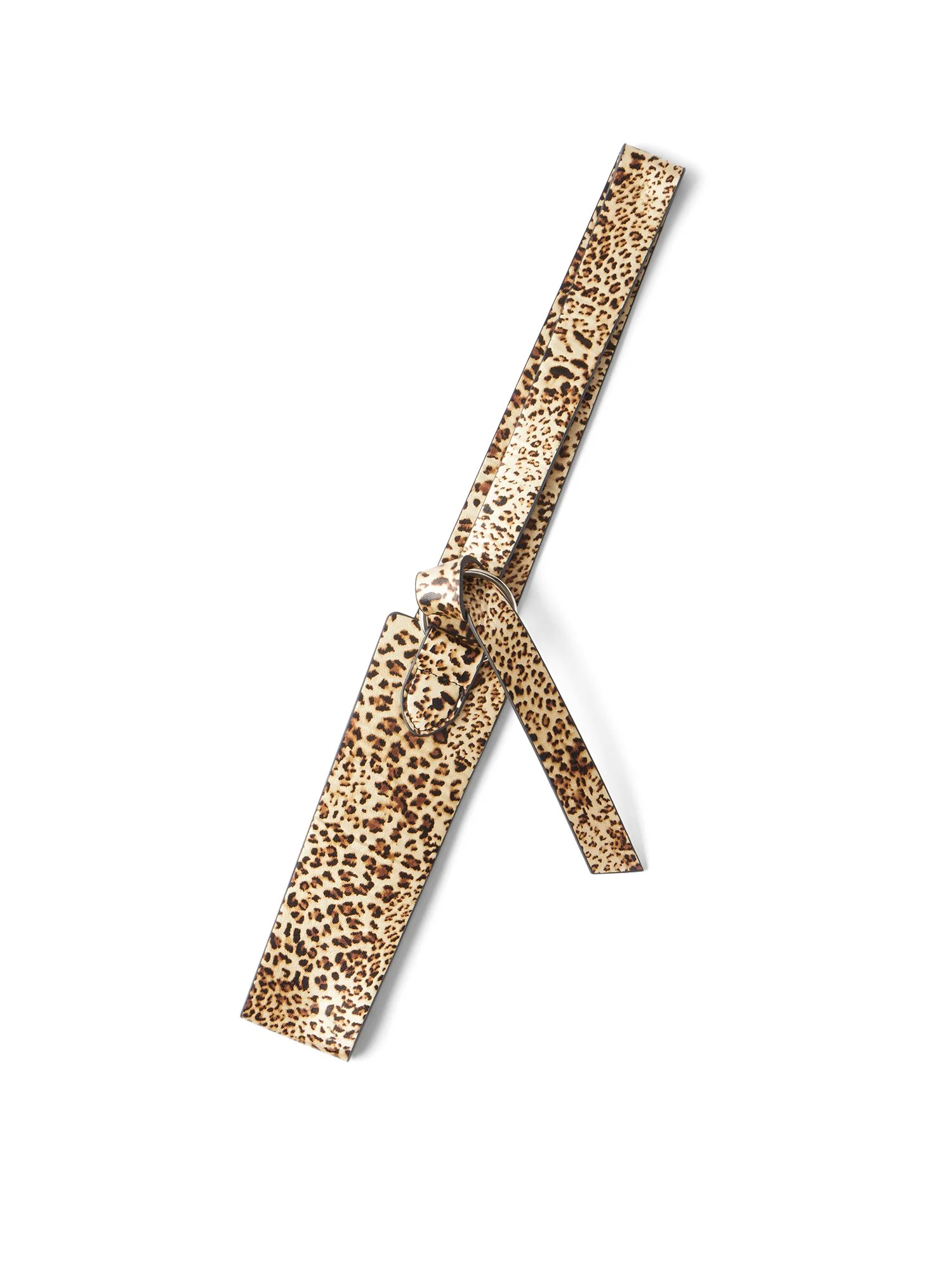 Leopard-Print Ring Belt