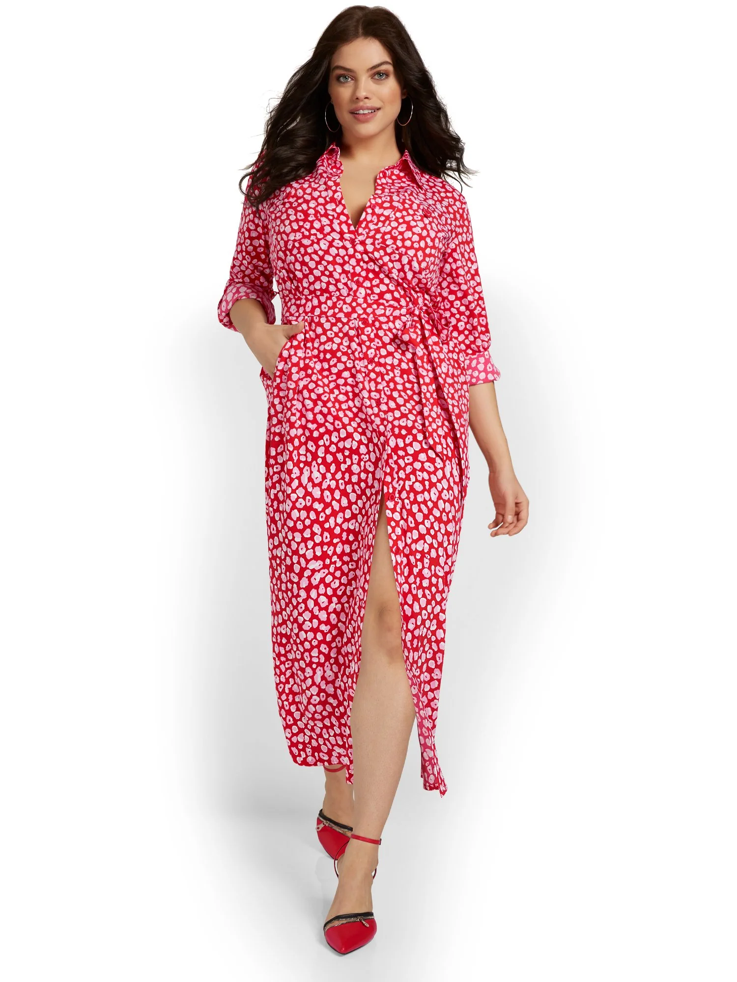 Leopard-Print Shirtdress - Image 2