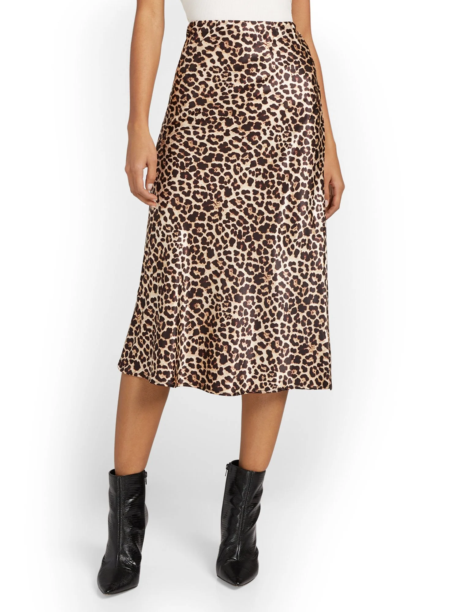 Print Slip Skirt Leopard - Brands We Love - Image 2