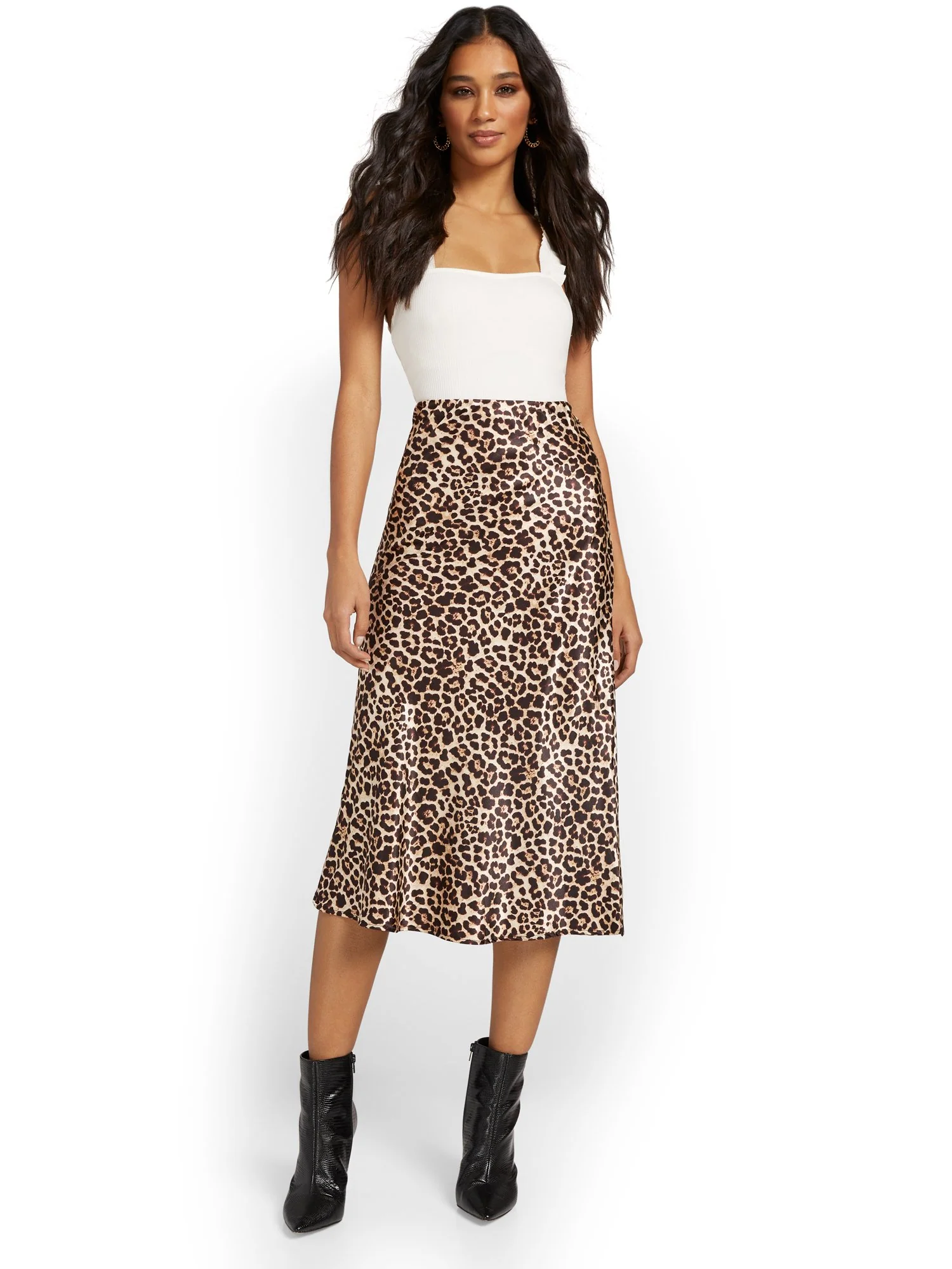 Print Slip Skirt Leopard - Brands We Love - Image 4